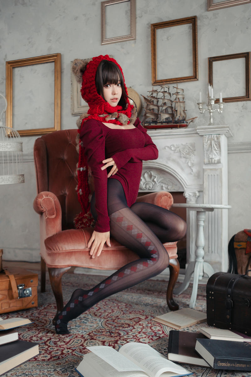 ElyEE子 NO.142 红色 KNITTING[52P-110.2M]_第2集