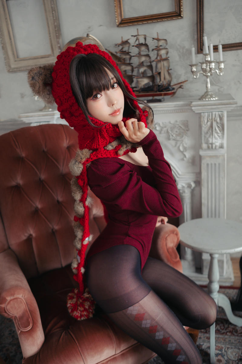 ElyEE子 NO.142 红色 KNITTING[52P-110.2M]_第2集