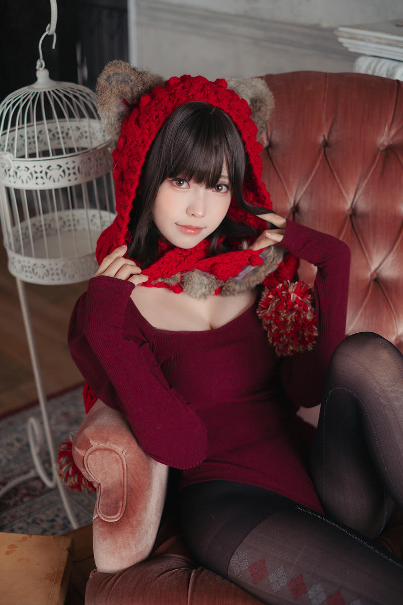 ElyEE子 NO.142 红色 KNITTING[52P-110.2M]_第2集