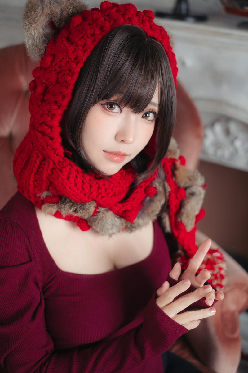 ElyEE子 NO.142 红色 KNITTING[52P-110.2M]_第3集