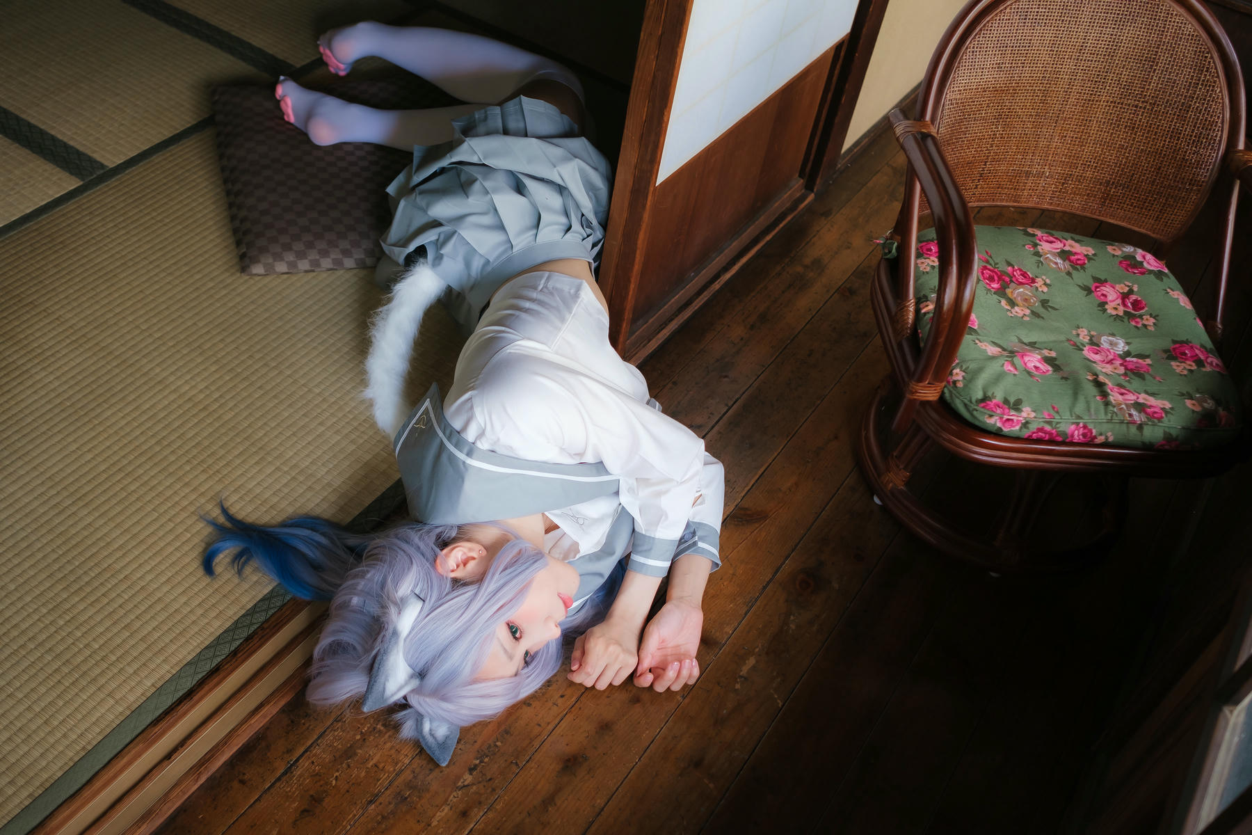 ElyEE子 NO.143 April-Tier 3 [113P5V 424MB]-B.Veranda White Cat緣廊白貓_第1集