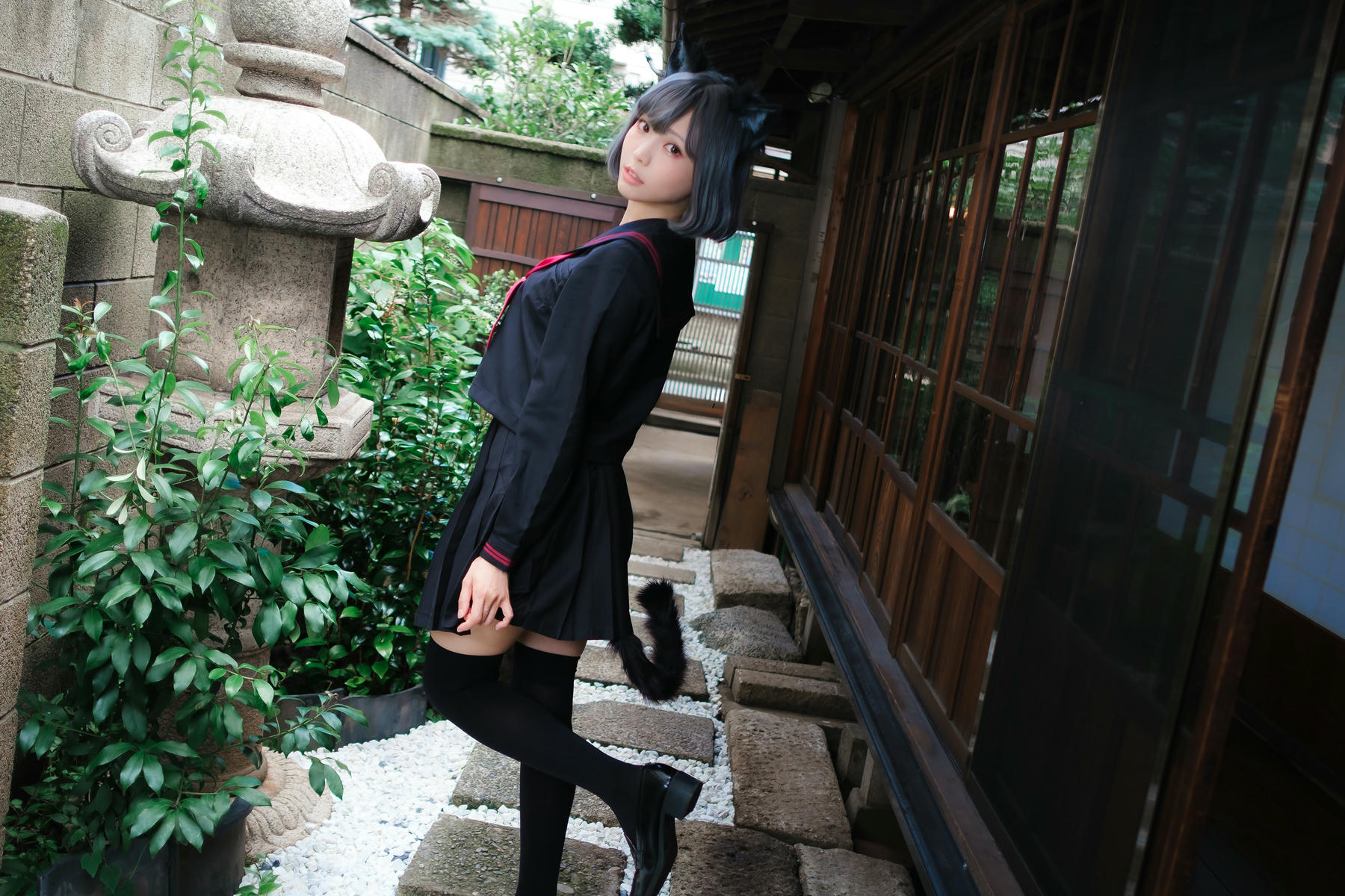 ElyEE子 NO.143 April-Tier 3 [113P5V 424MB]-C.Veranda Black Cat緣廊黑貓_第1集