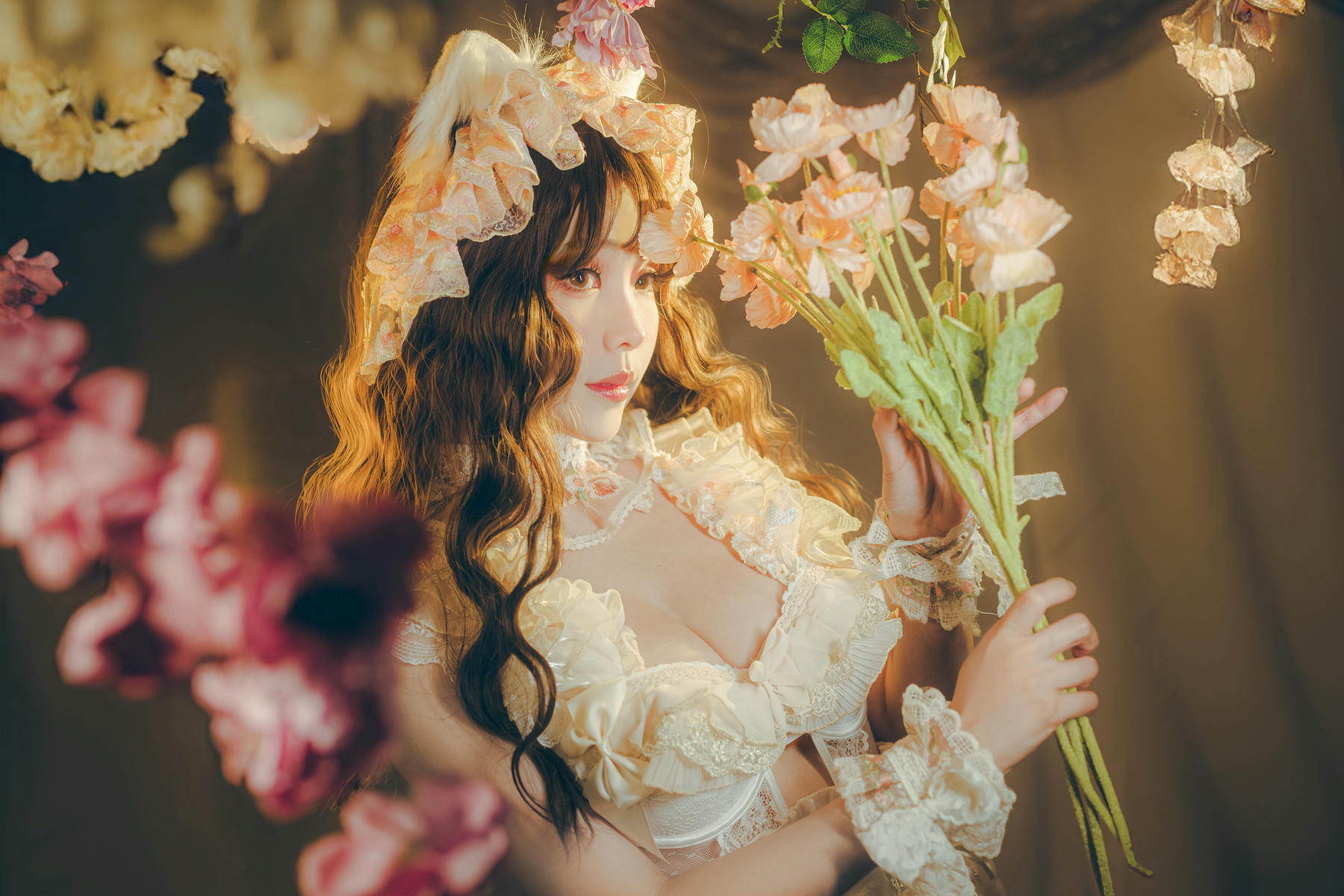 ElyEE子 NO.145 May-Tier 3 [70P 188MB]-C.Red panda~Lingerie小熊貓古典蕾絲_第1集