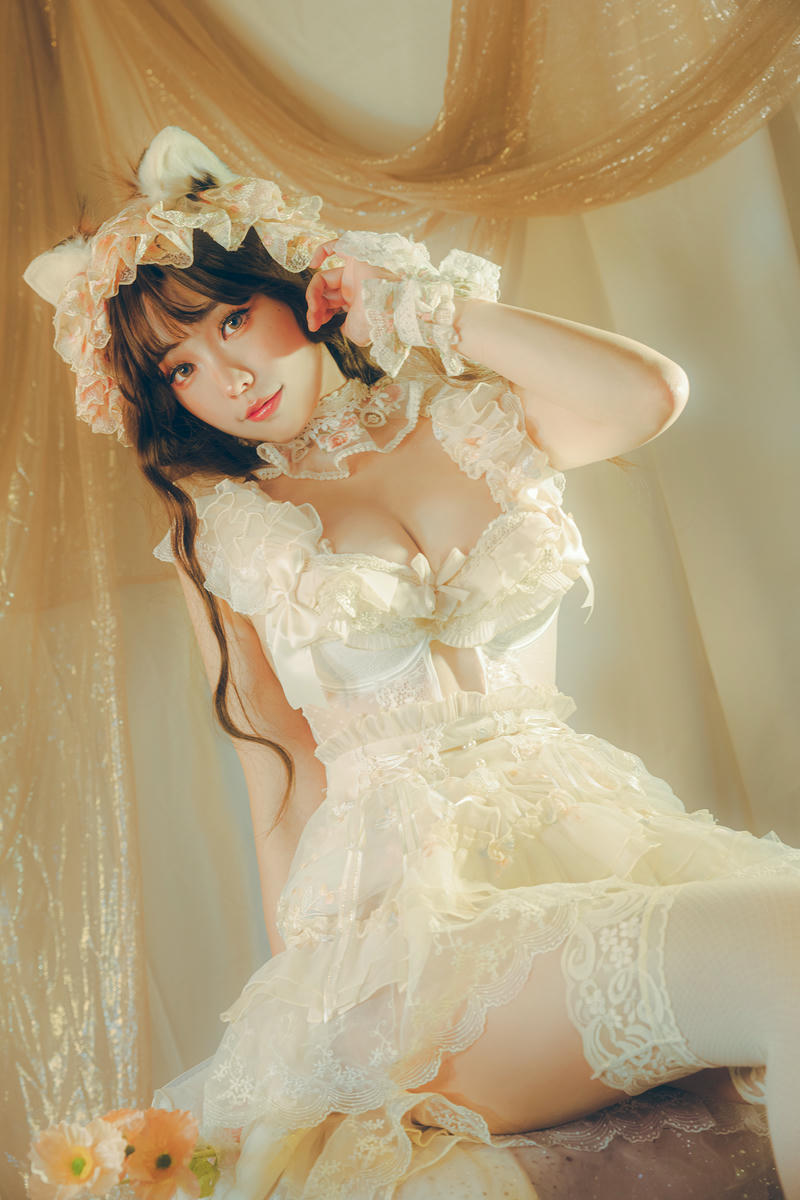 ElyEE子 NO.145 May-Tier 3 [70P 188MB]-C.Red panda~Lingerie小熊貓古典蕾絲_第1集