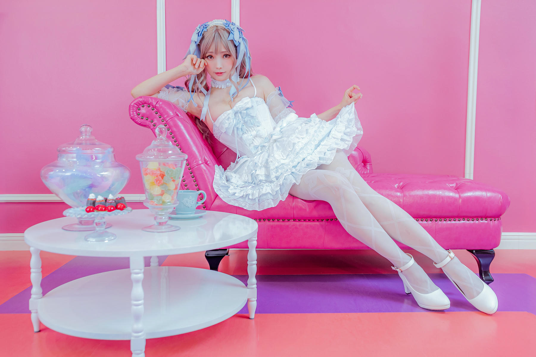 ElyEE子 NO.151 July-Tier 3 B.Blue Ribbon Sweets藍絲帶甜點 [26P3V-100MB]_第1集