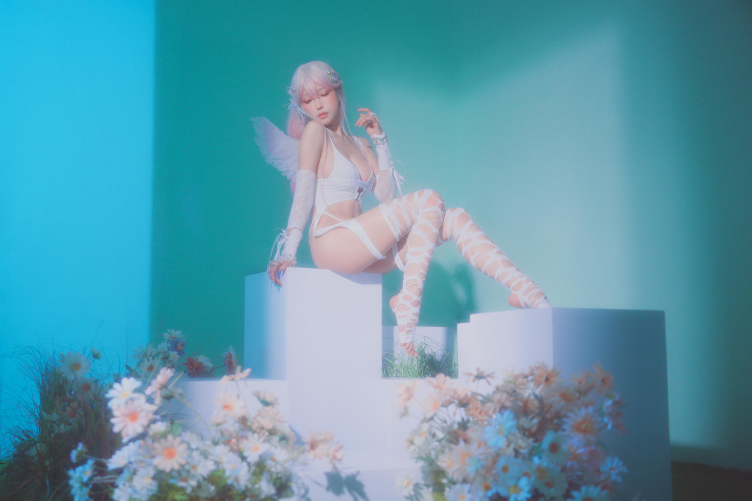 ElyEE子 NO.156 2024年10月订阅 (1／3套) Plant Angel植天使[36P-1V-95.9M]_第2集