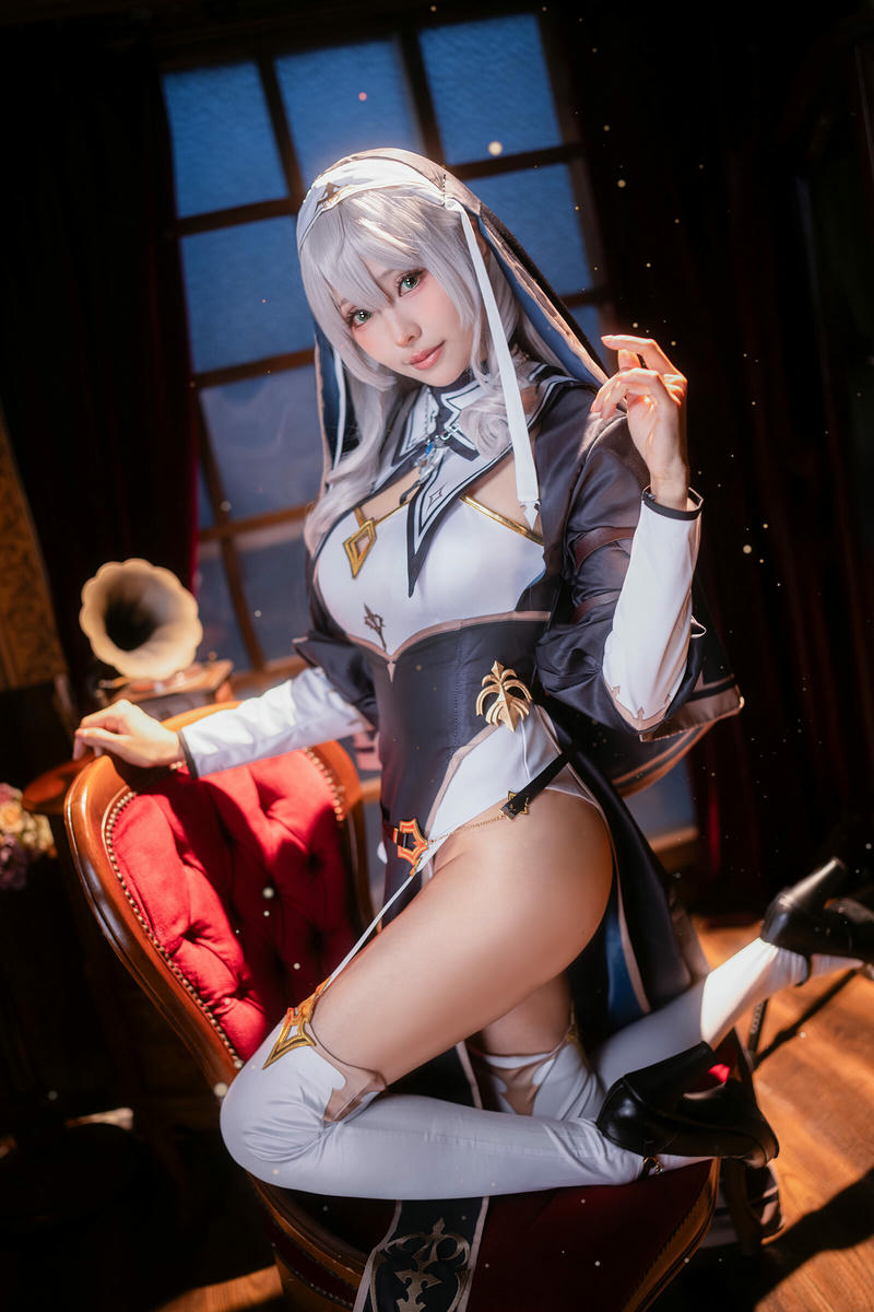 ElyEE子 NO.164 Shirogane noel~Nun [27P13V 206MB]_第1集