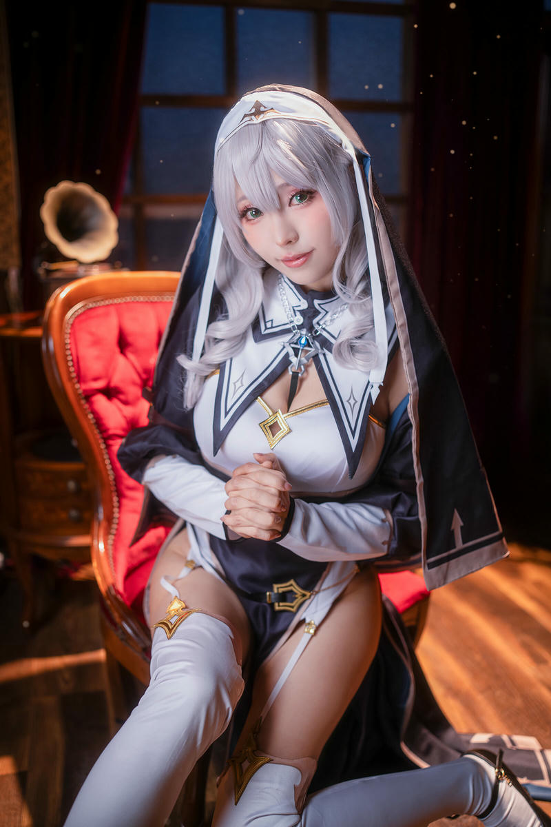 ElyEE子 NO.164 Shirogane noel~Nun [27P13V 206MB]_第1集