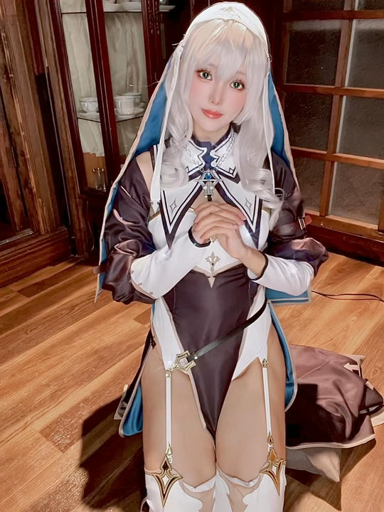 ElyEE子 NO.164 Shirogane noel~Nun [27P13V 206MB]_第1集