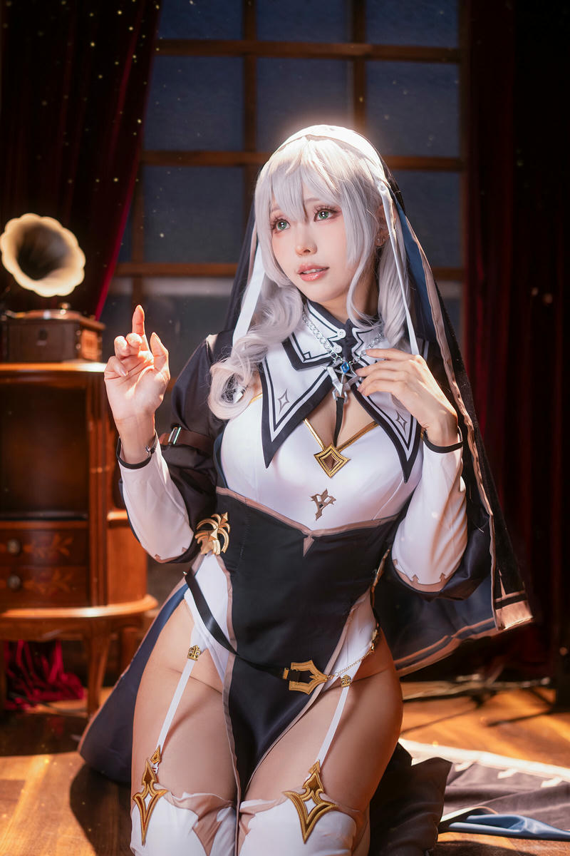 ElyEE子 NO.164 Shirogane noel~Nun [27P13V 206MB]_第1集