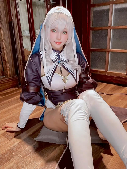 ElyEE子 NO.164 Shirogane noel~Nun [27P13V 206MB]_第1集