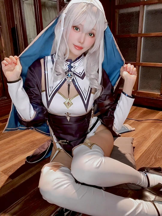 ElyEE子 NO.164 Shirogane noel~Nun [27P13V 206MB]_第1集