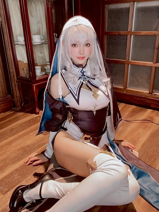 ElyEE子 NO.164 Shirogane noel~Nun [27P13V 206MB]_第1集