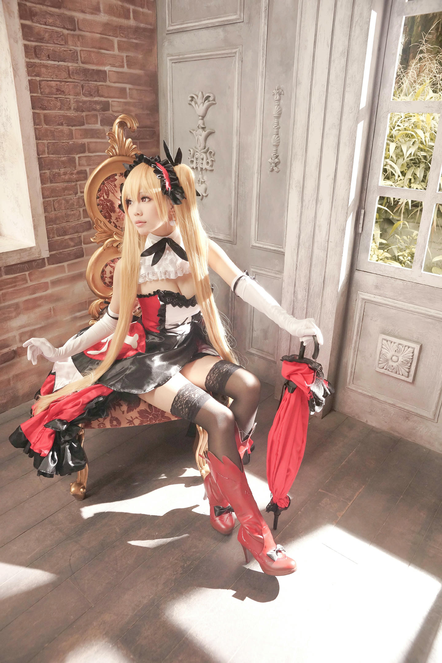 ElyEE子 NO.028 红黑下午茶 [7P 17.77 MB]_第1集