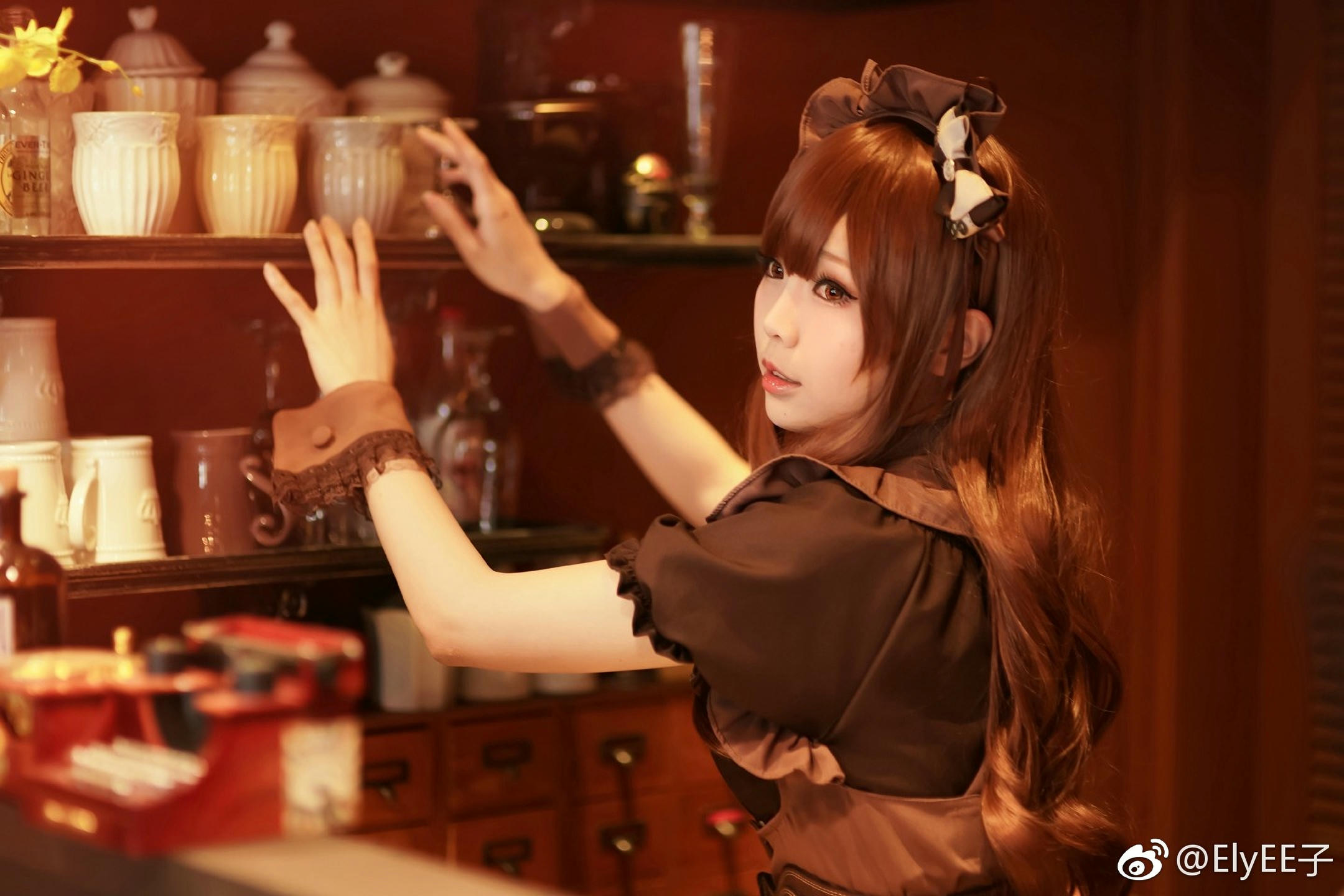 ElyEE子 NO.034 女仆咖啡店 [17P 47.18 MB]_第1集