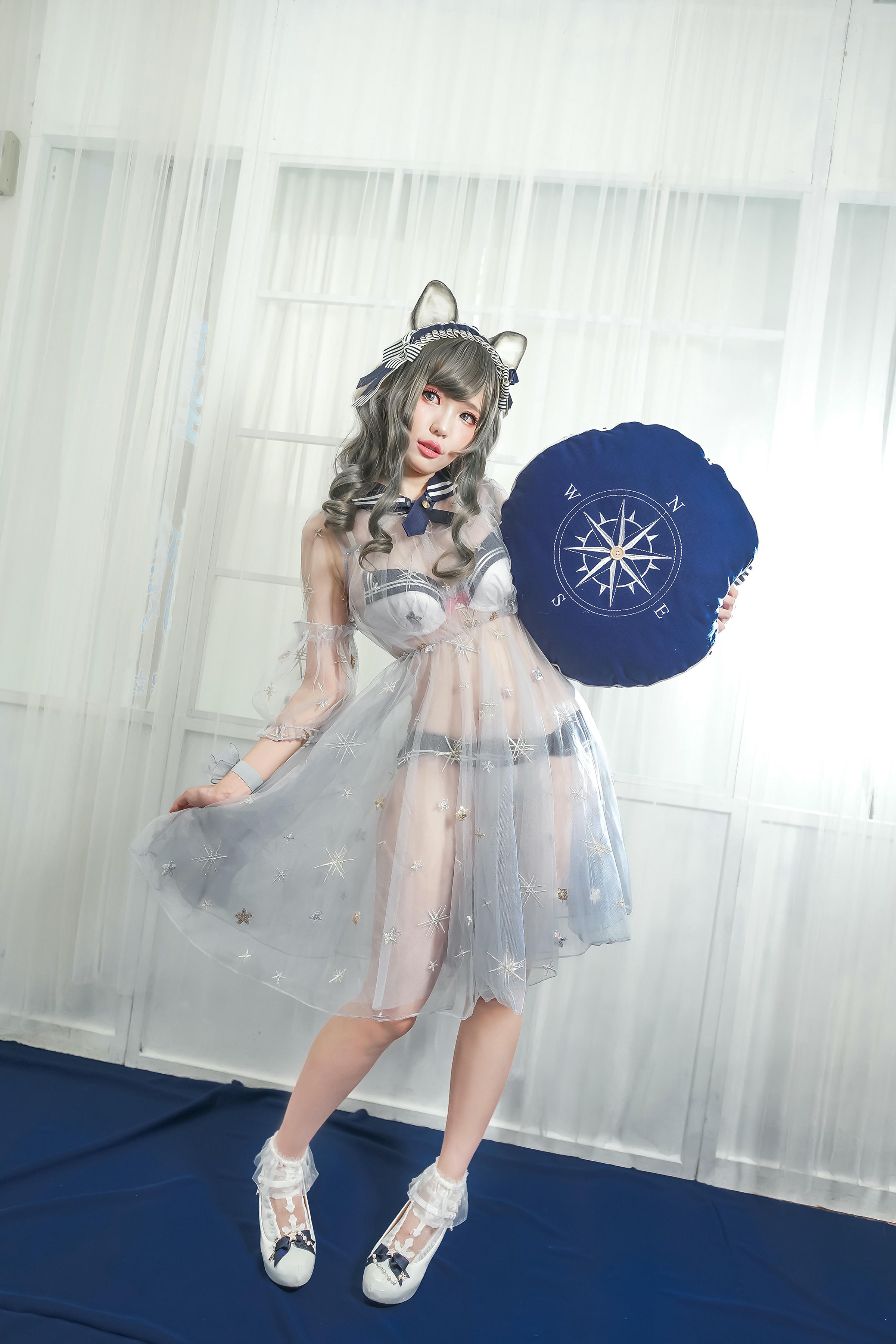 ElyEE子 NO.047 灰太狼-透明睡裙 [21P 99.87 MB]_第1集