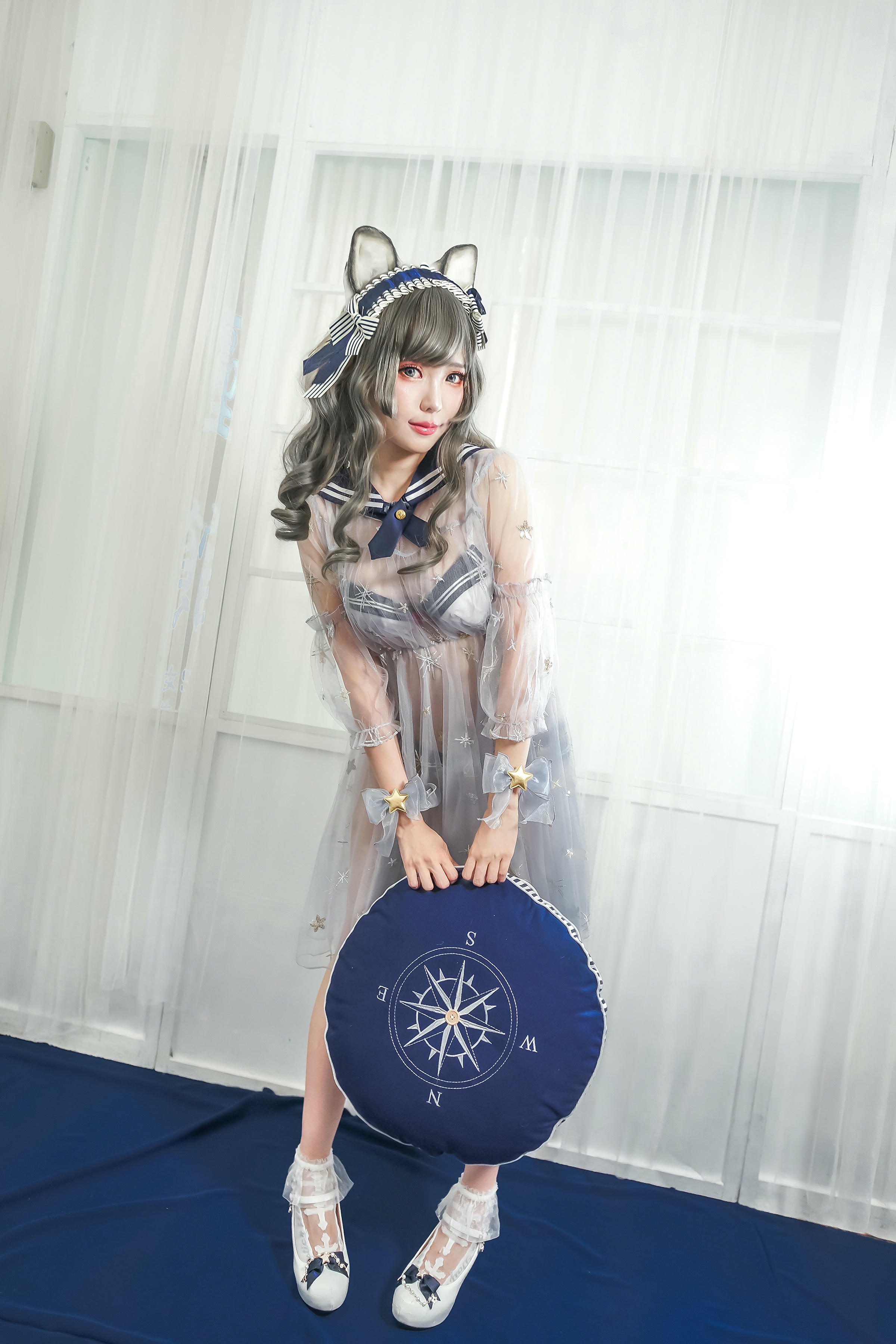 ElyEE子 NO.047 灰太狼-透明睡裙 [21P 99.87 MB]_第1集