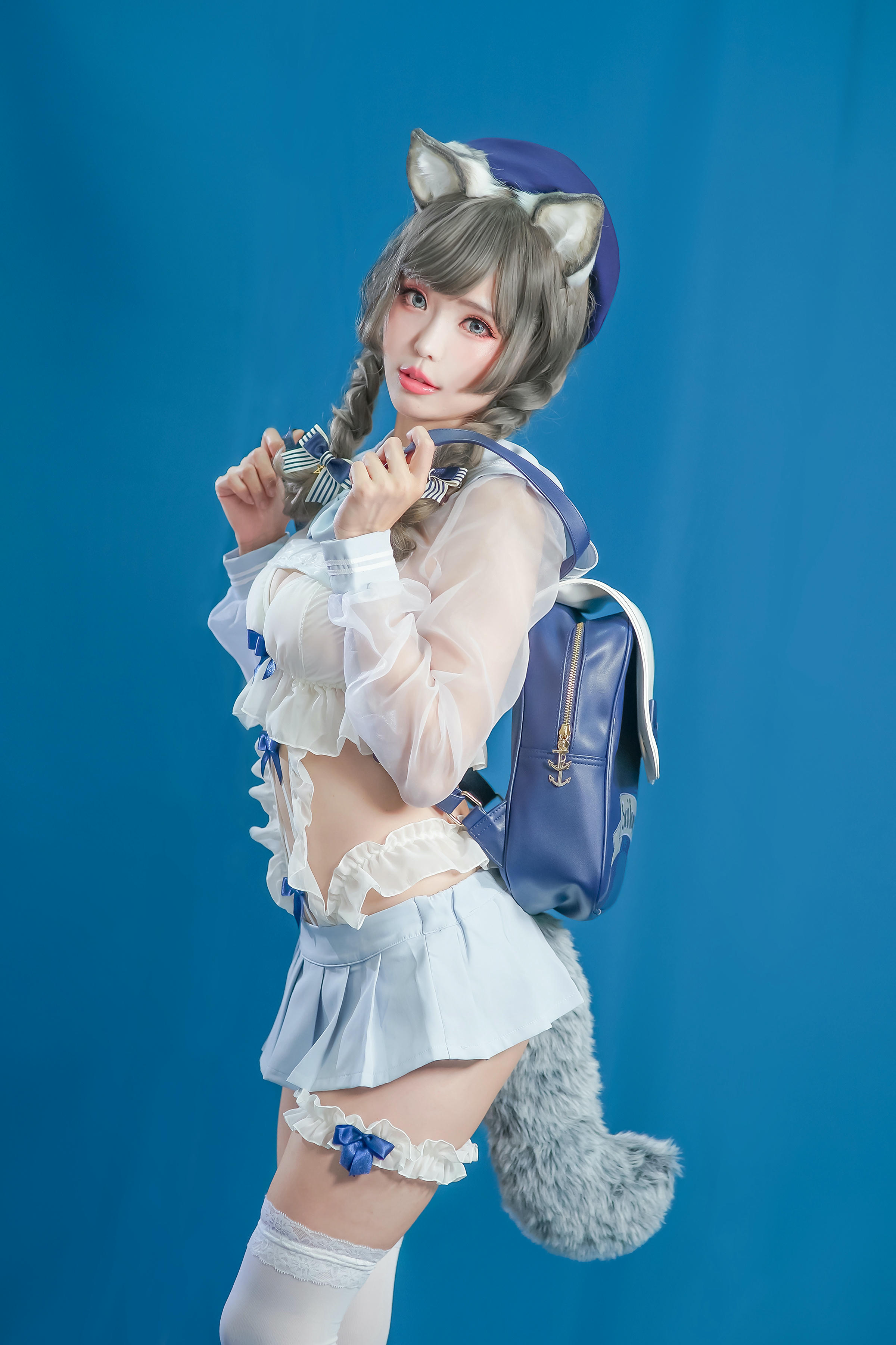 ElyEE子 NO.049 灰太狼-泳圈 [21P 95.14 MB]_第1集