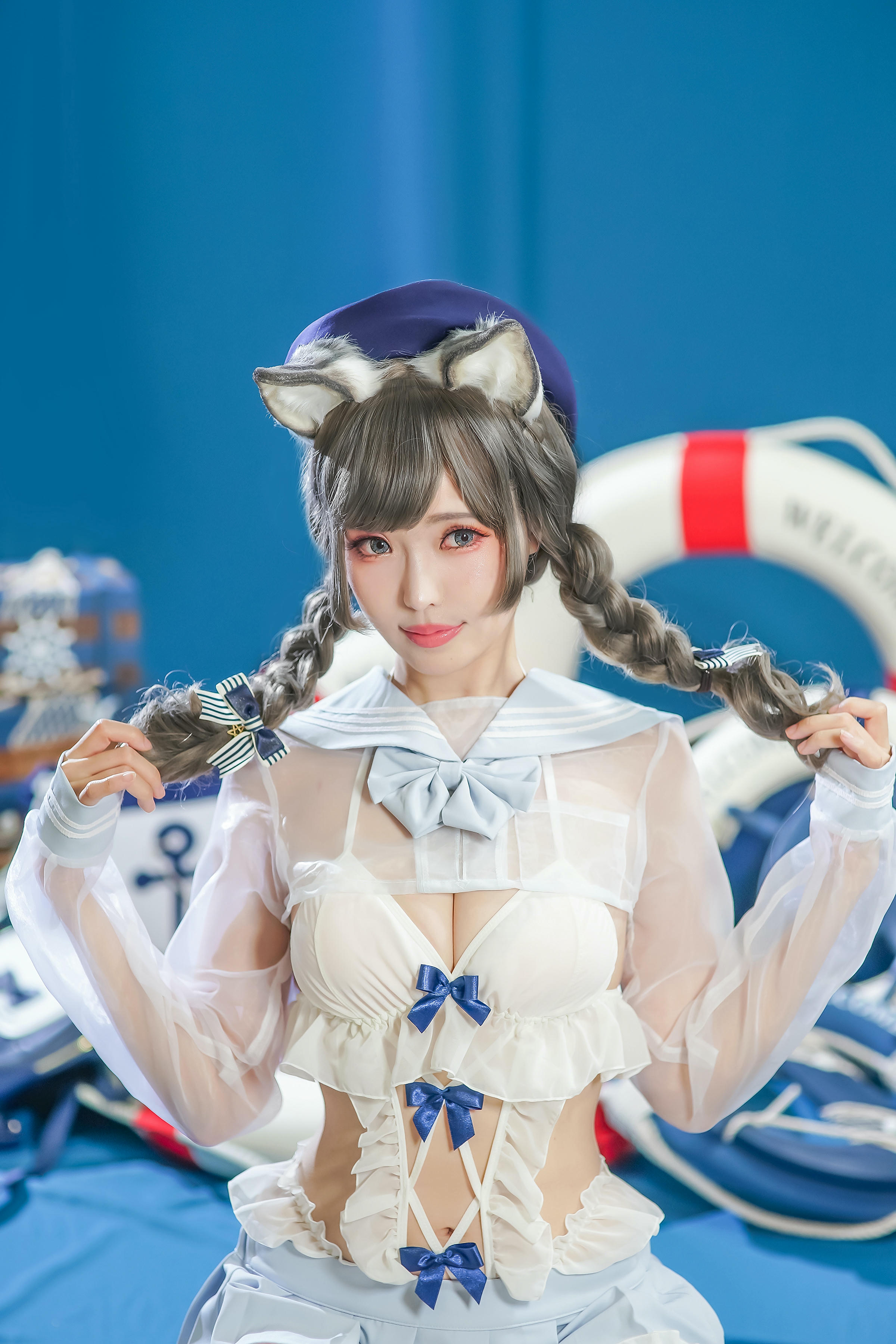 ElyEE子 NO.049 灰太狼-泳圈 [21P 95.14 MB]_第1集