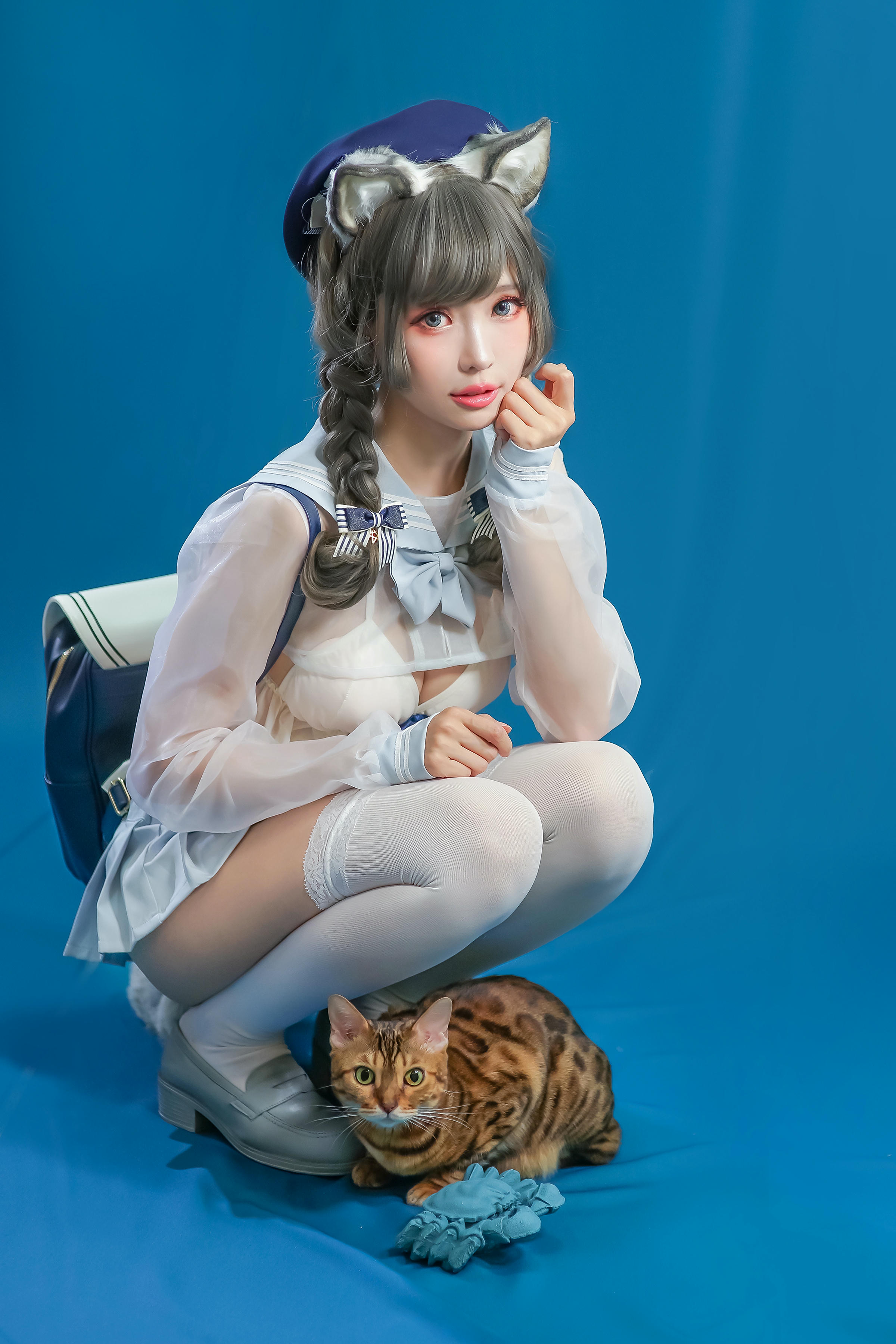 ElyEE子 NO.049 灰太狼-泳圈 [21P 95.14 MB]_第1集