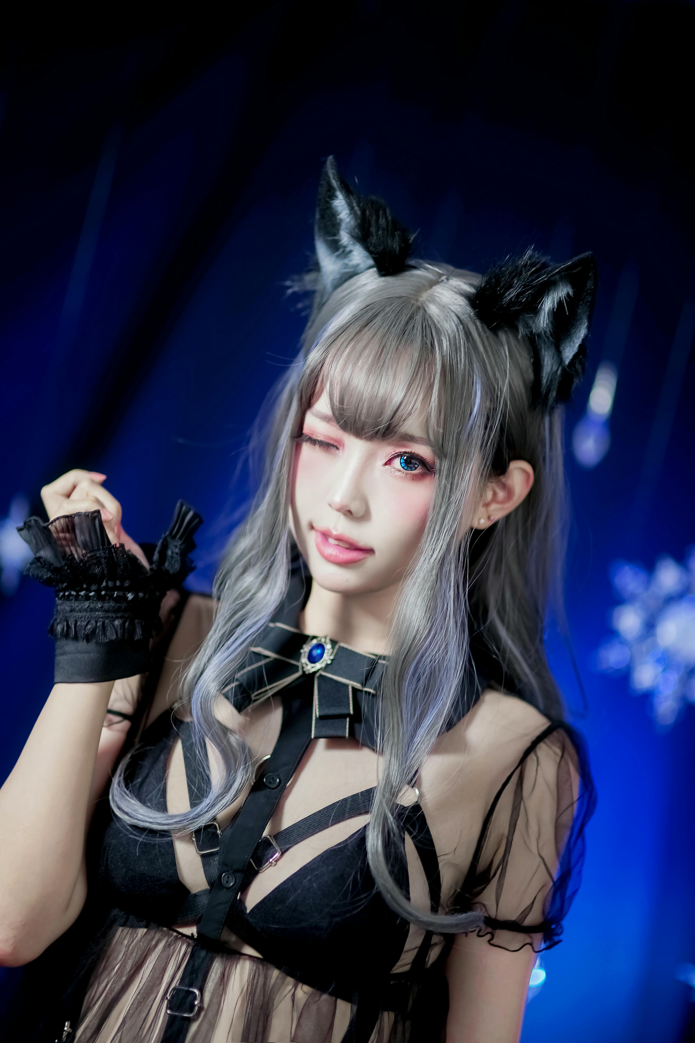 ElyEE子 NO.050 灰太狼-黑色透视 [33P 171.49 MB]_第2集