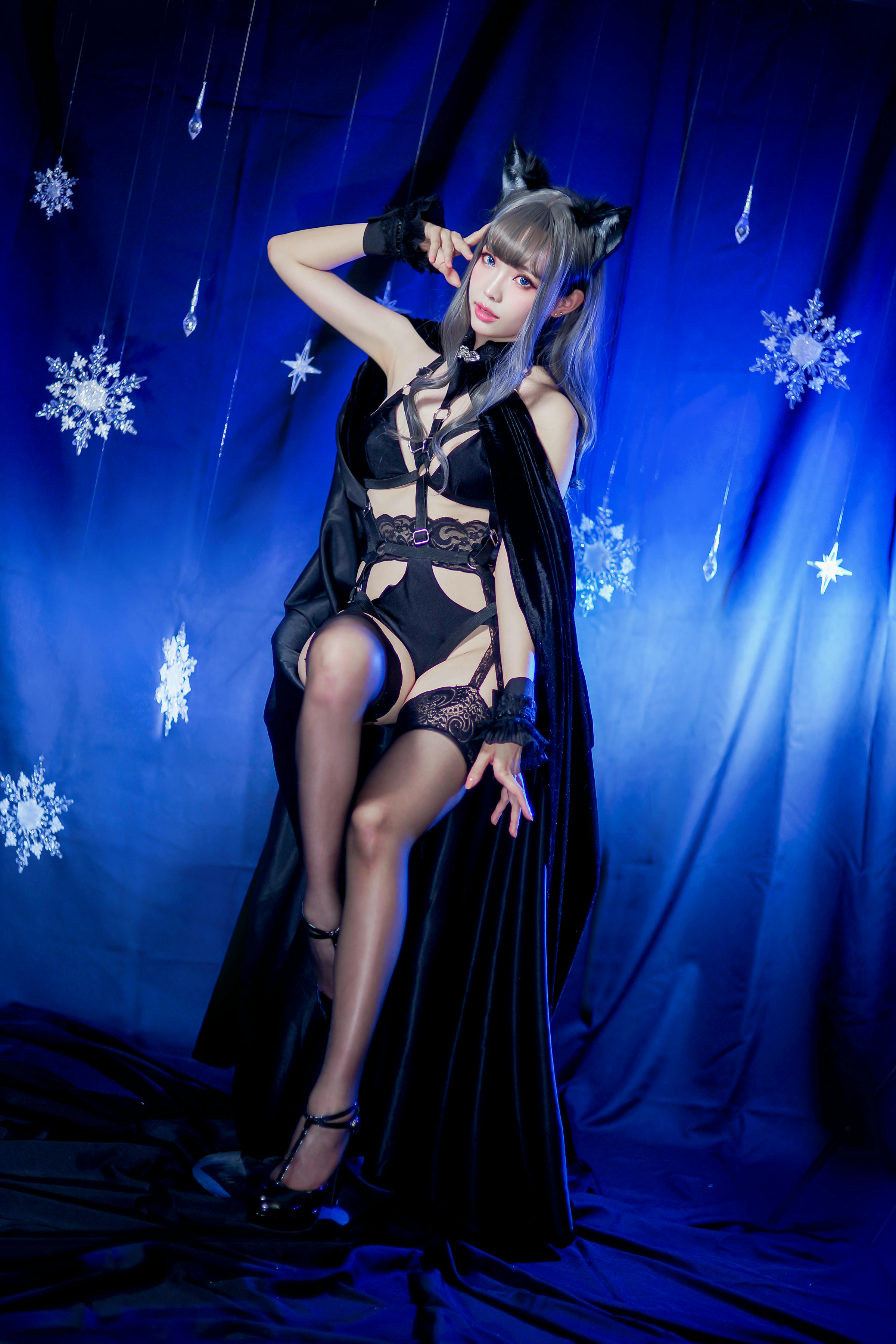 ElyEE子 NO.051 灰太狼-黑丝带 [24P 115.89 MB]_第1集