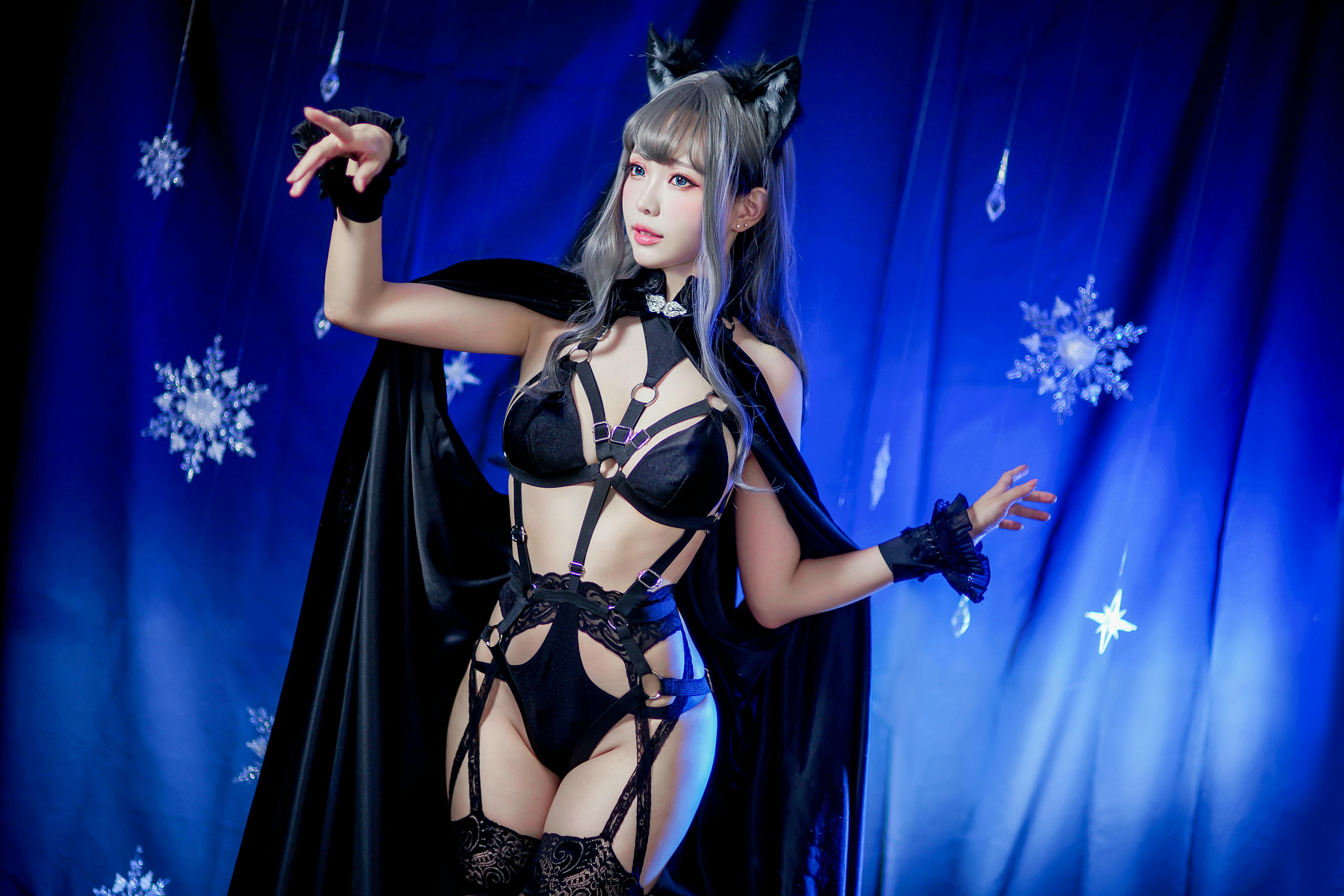 ElyEE子 NO.051 灰太狼-黑丝带 [24P 115.89 MB]_第1集