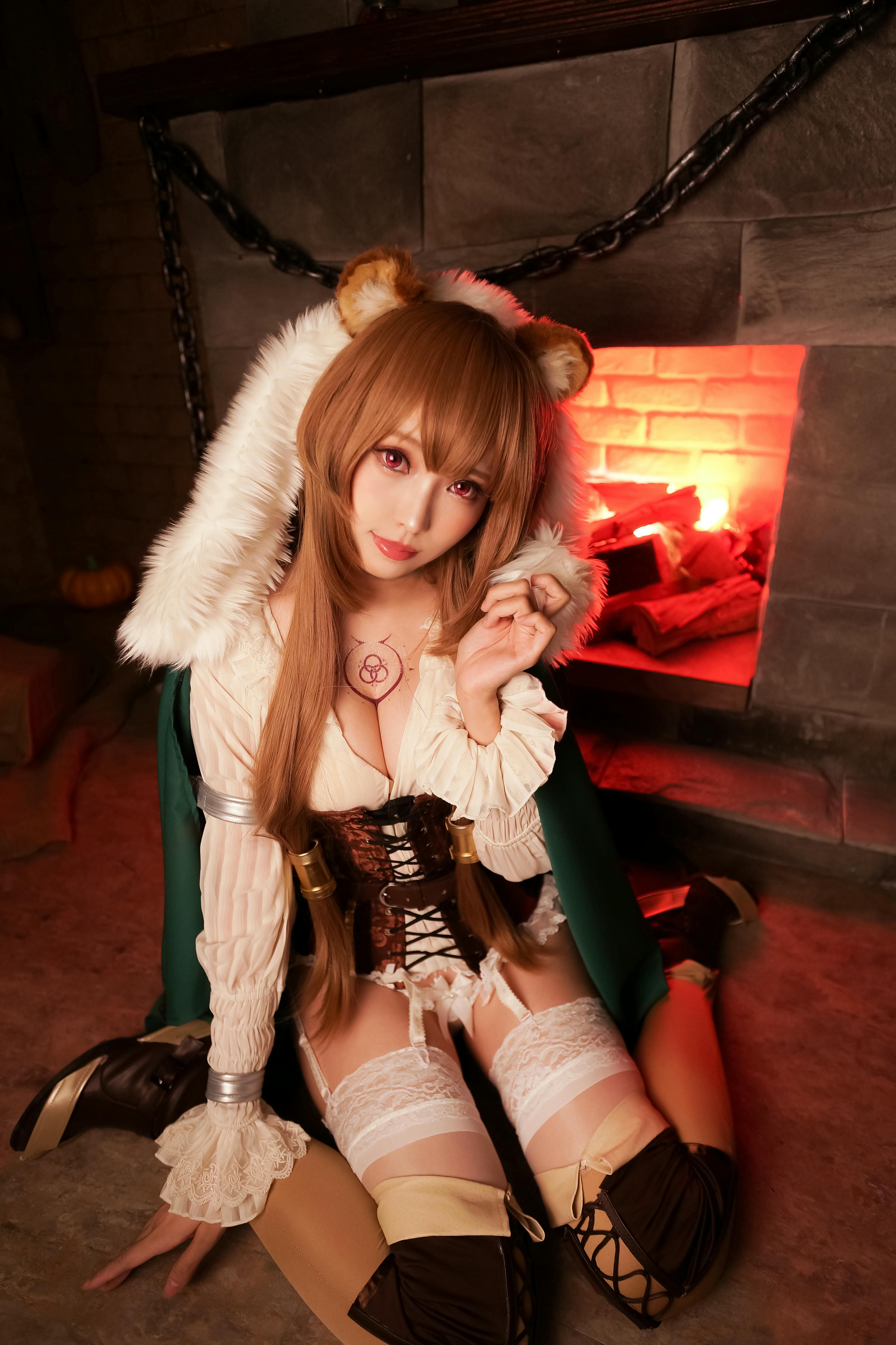 ElyEE子 NO.054 小浣熊-壁炉 [16P 72.82 MB]_第1集