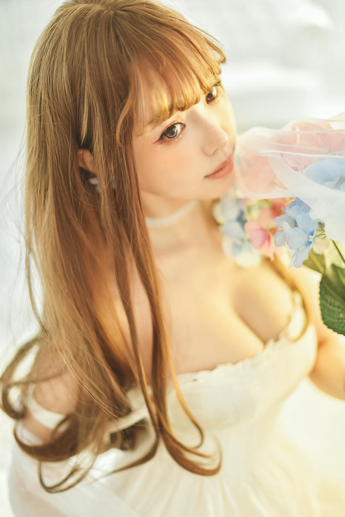 ElyEE子 NO.076 White Dress [22P-27MB]_第1集