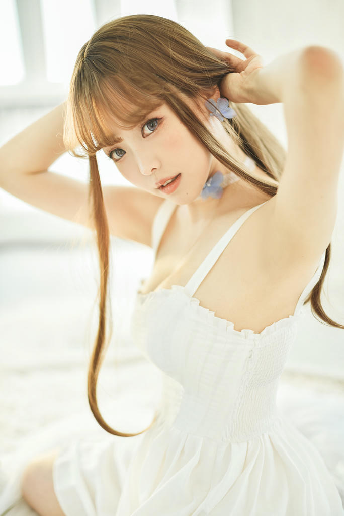 ElyEE子 NO.076 White Dress [22P-27MB]_第1集