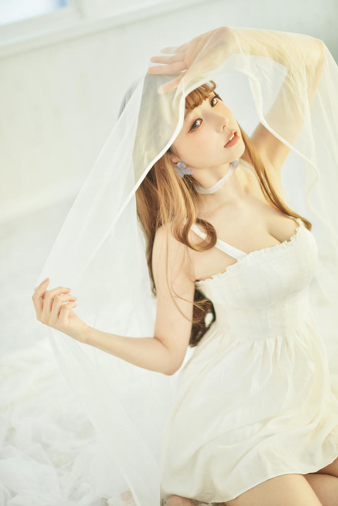 ElyEE子 NO.076 White Dress [22P-27MB]_第1集