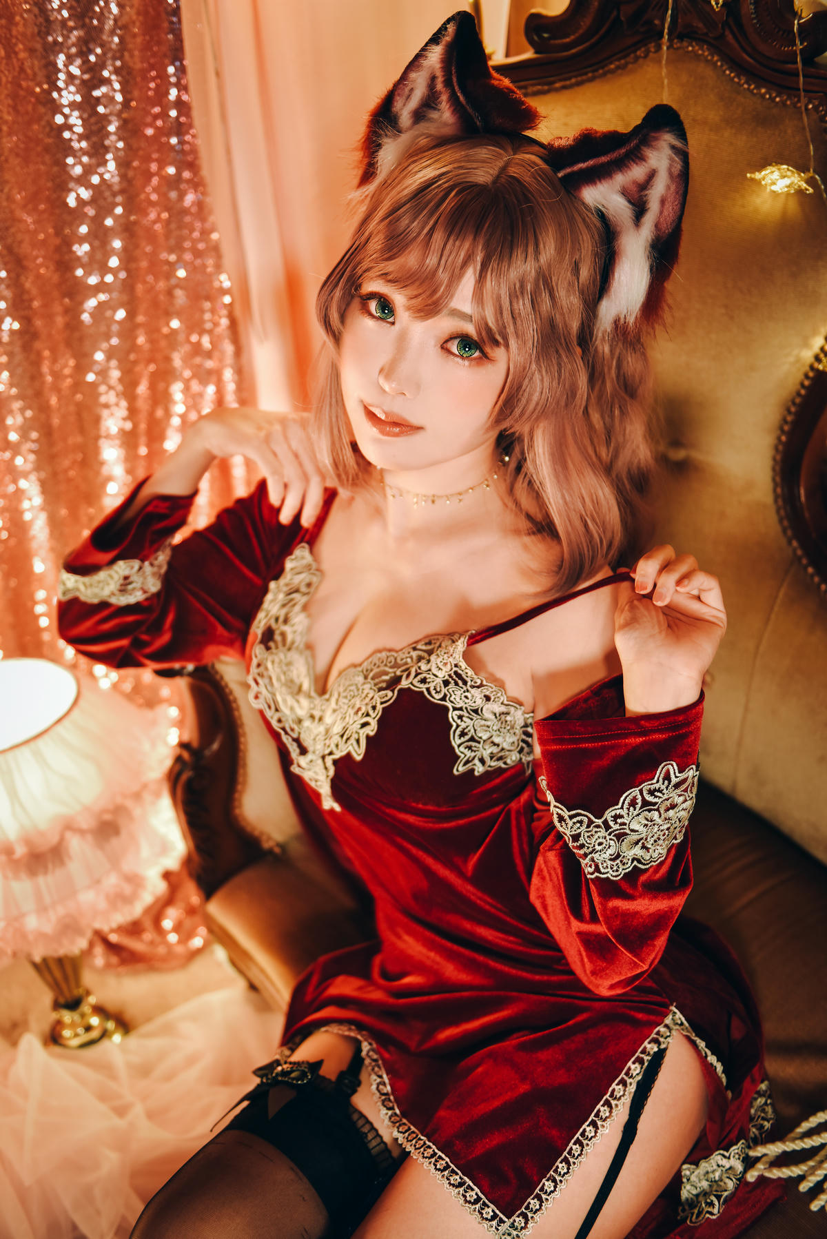 ElyEE子 NO.077 Sleepy Velvet Red [52P-258MB]_第1集