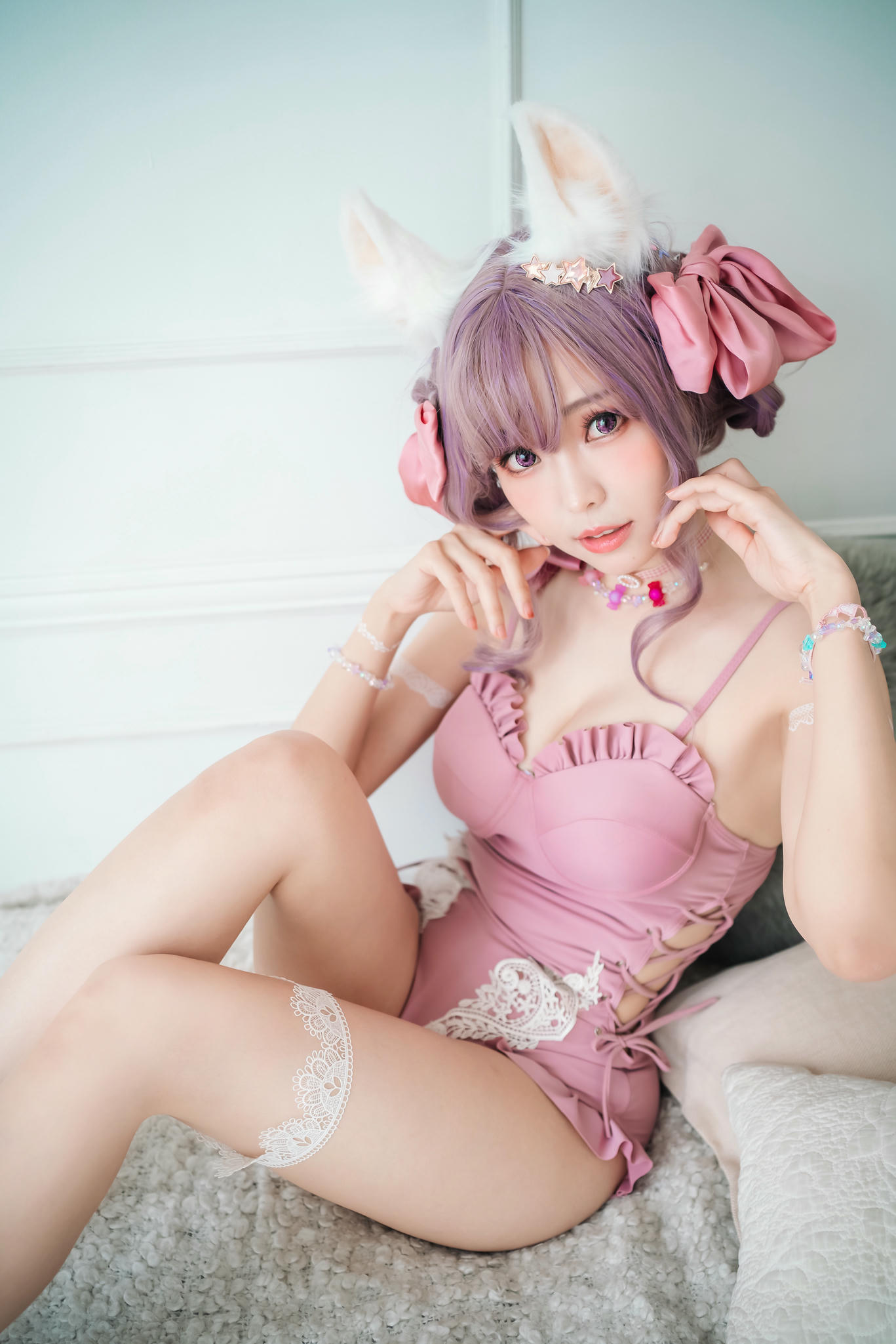 ElyEE子 NO.087 Fluffy Summer pink [54P-214MB]_第1集