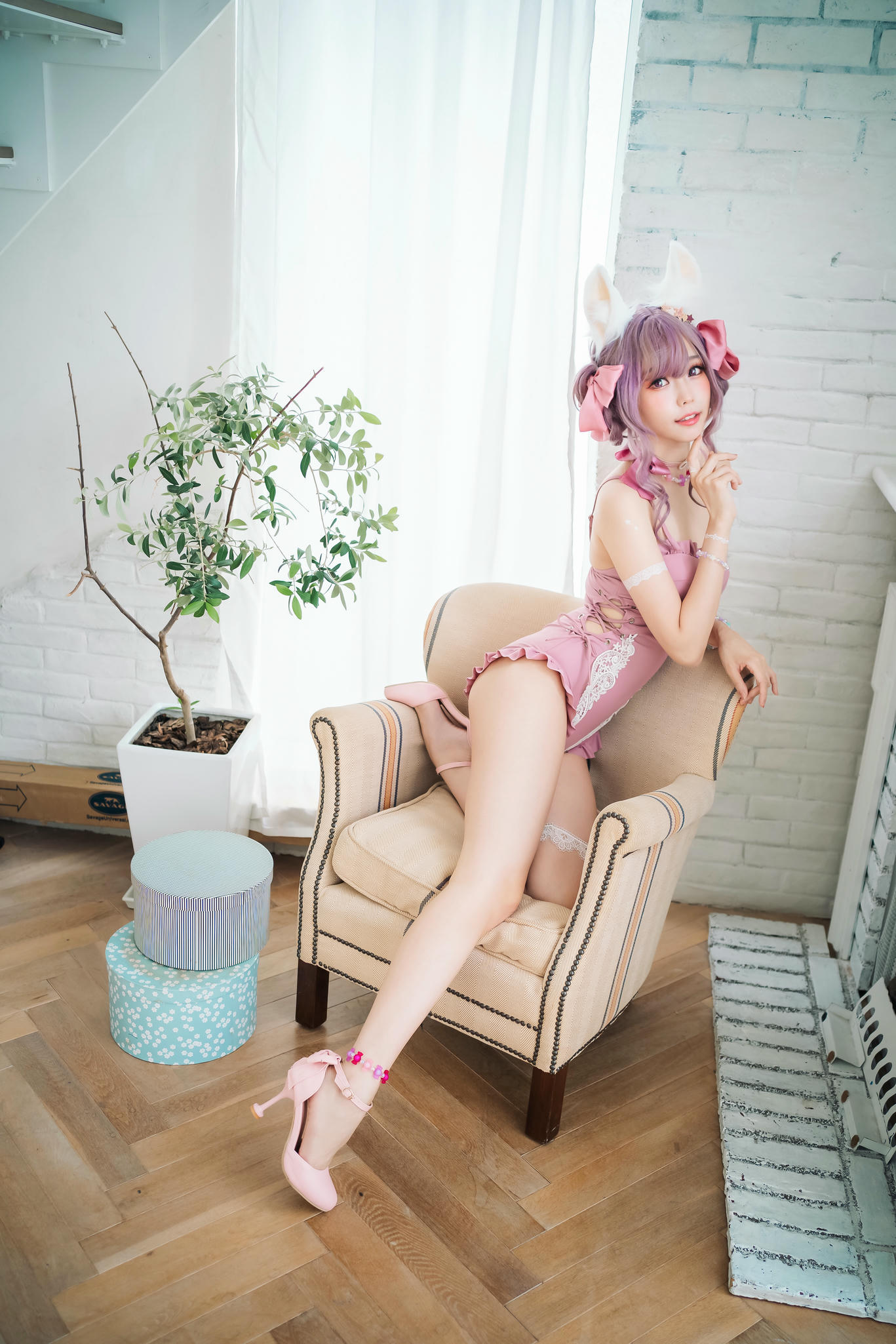 ElyEE子 NO.087 Fluffy Summer pink [54P-214MB]_第2集