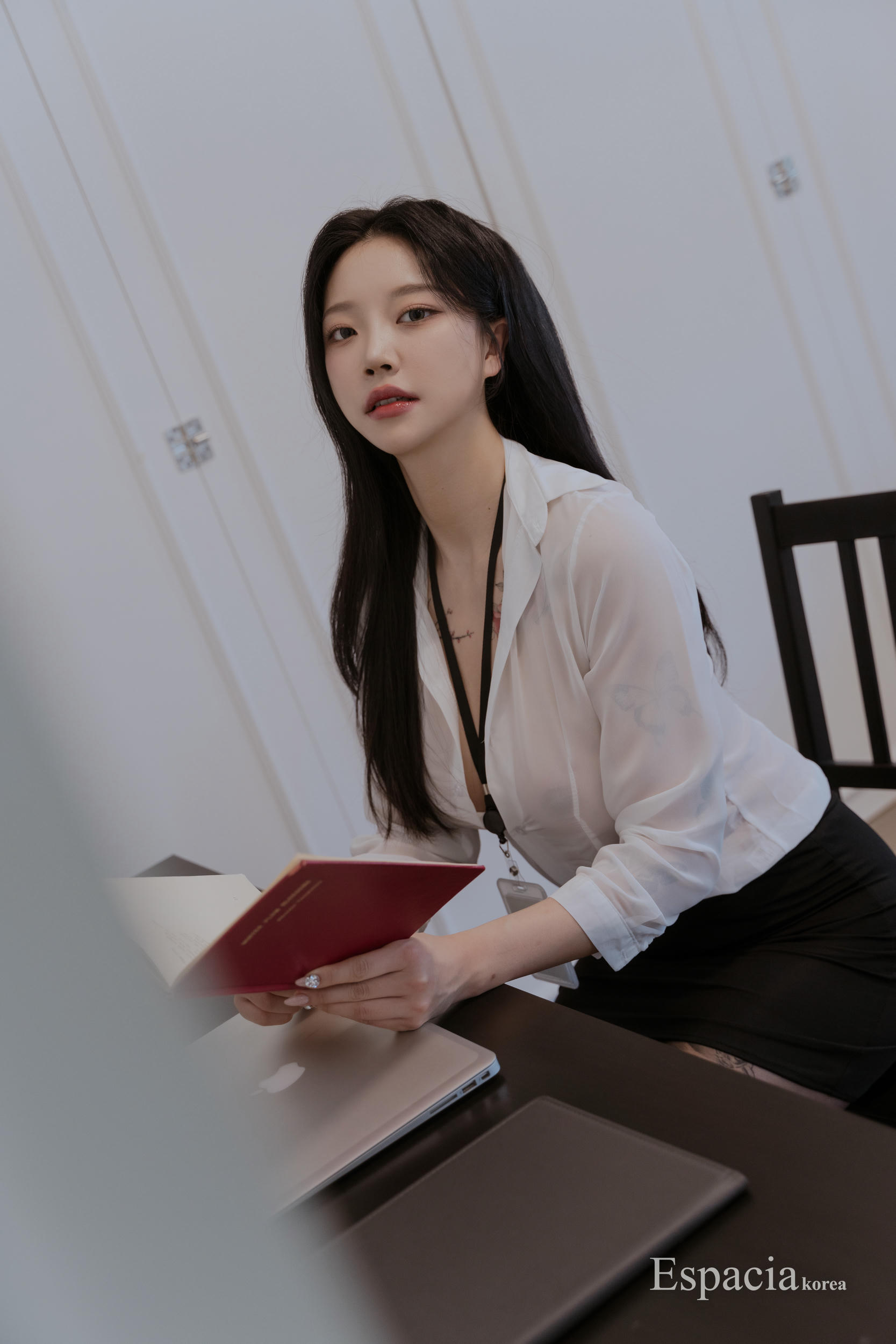 韩国写真机构-Espacia Korea NO.077 EXC #135 Mina (민아) [50P／383MB]_第1集