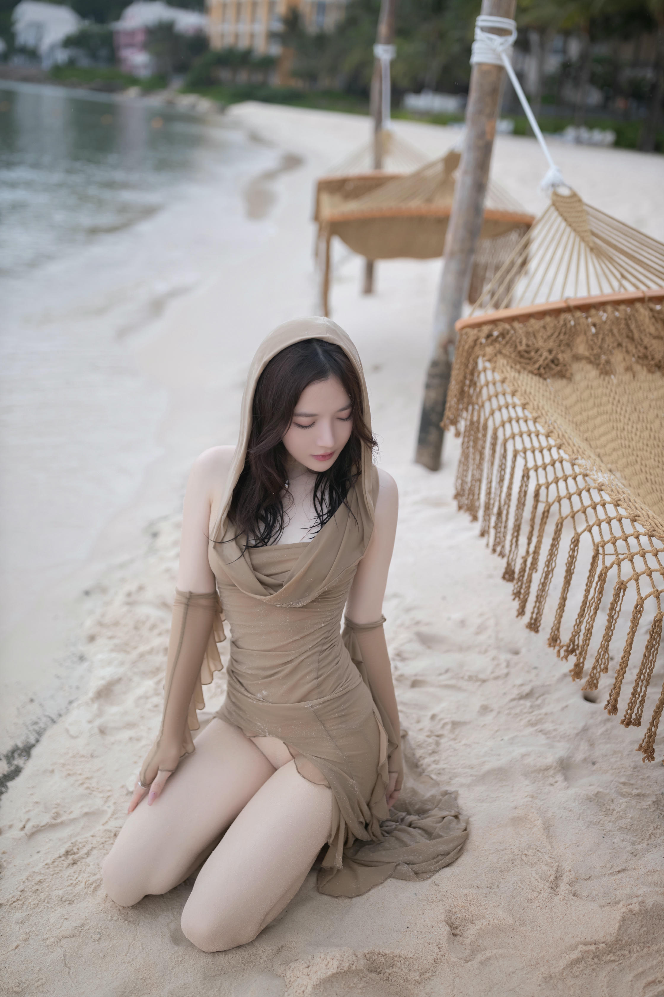 鱼子酱Fish NO.113 内购无水印 雨后海滩 [107P 1.15 GB]_第4集