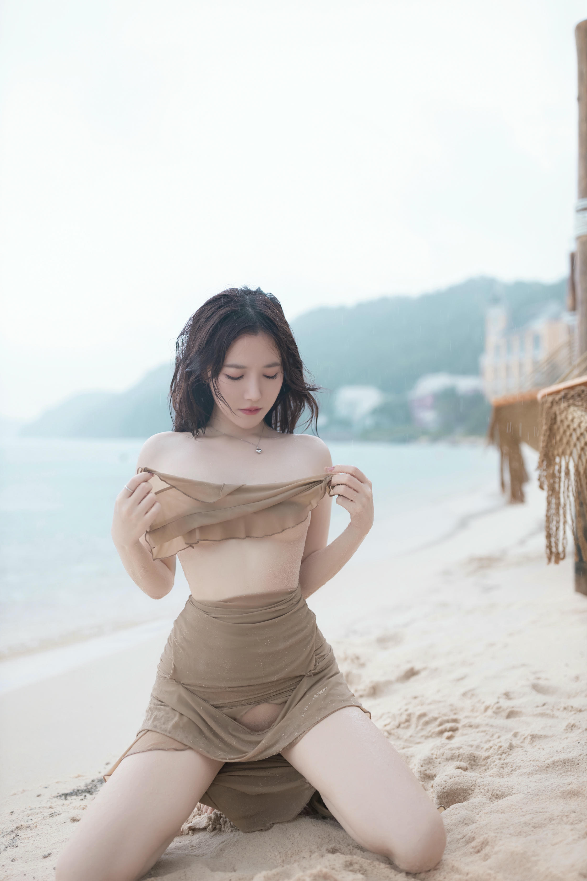 鱼子酱Fish NO.113 内购无水印 雨后海滩 [107P 1.15 GB]_第5集