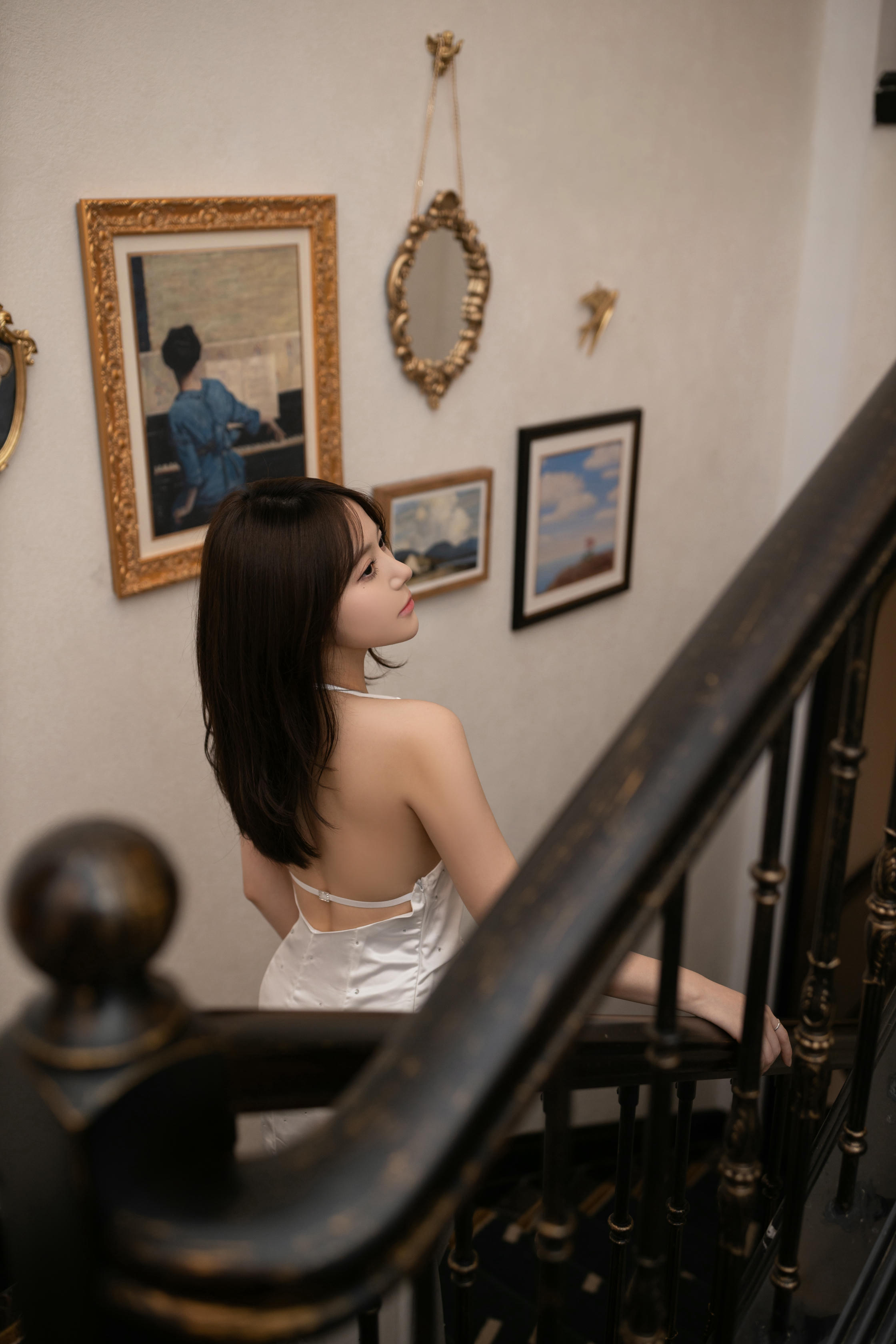 鱼子酱Fish NO.119 内购无水印 知江晚 白色礼服 [123P／1.46GB]_第1集