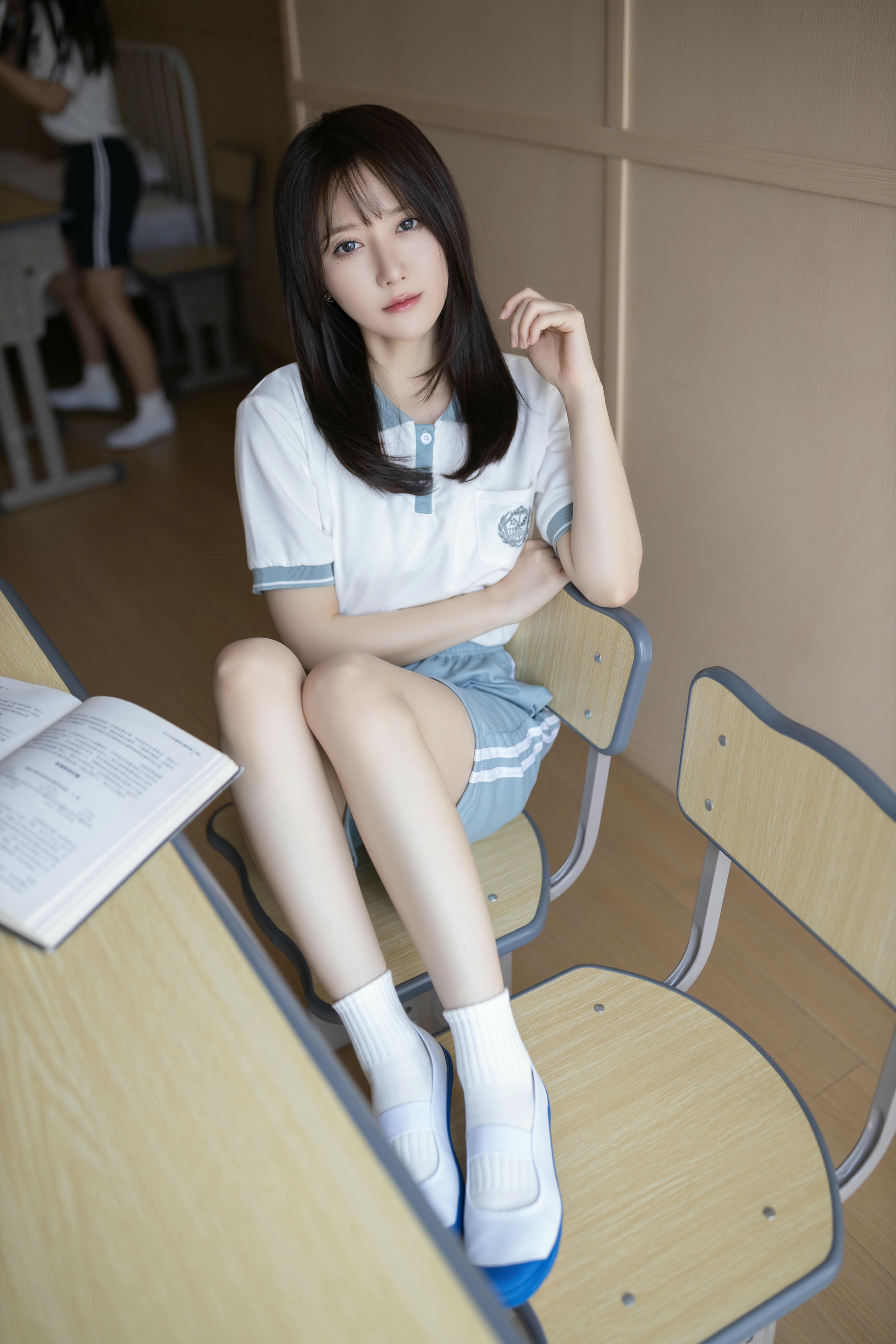 鱼子酱Fish NO.127 内购无水印 &杏子Yada 内购无水印 同桌的你 [152P 1.61 GB]_第1集