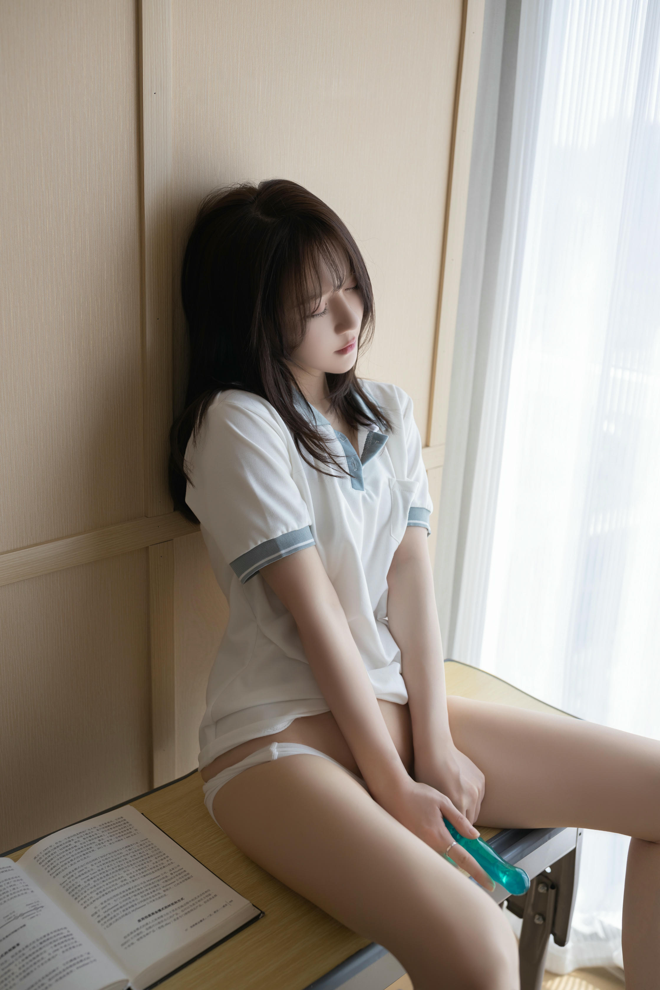 鱼子酱Fish NO.127 内购无水印 &杏子Yada 内购无水印 同桌的你 [152P 1.61 GB]_第3集