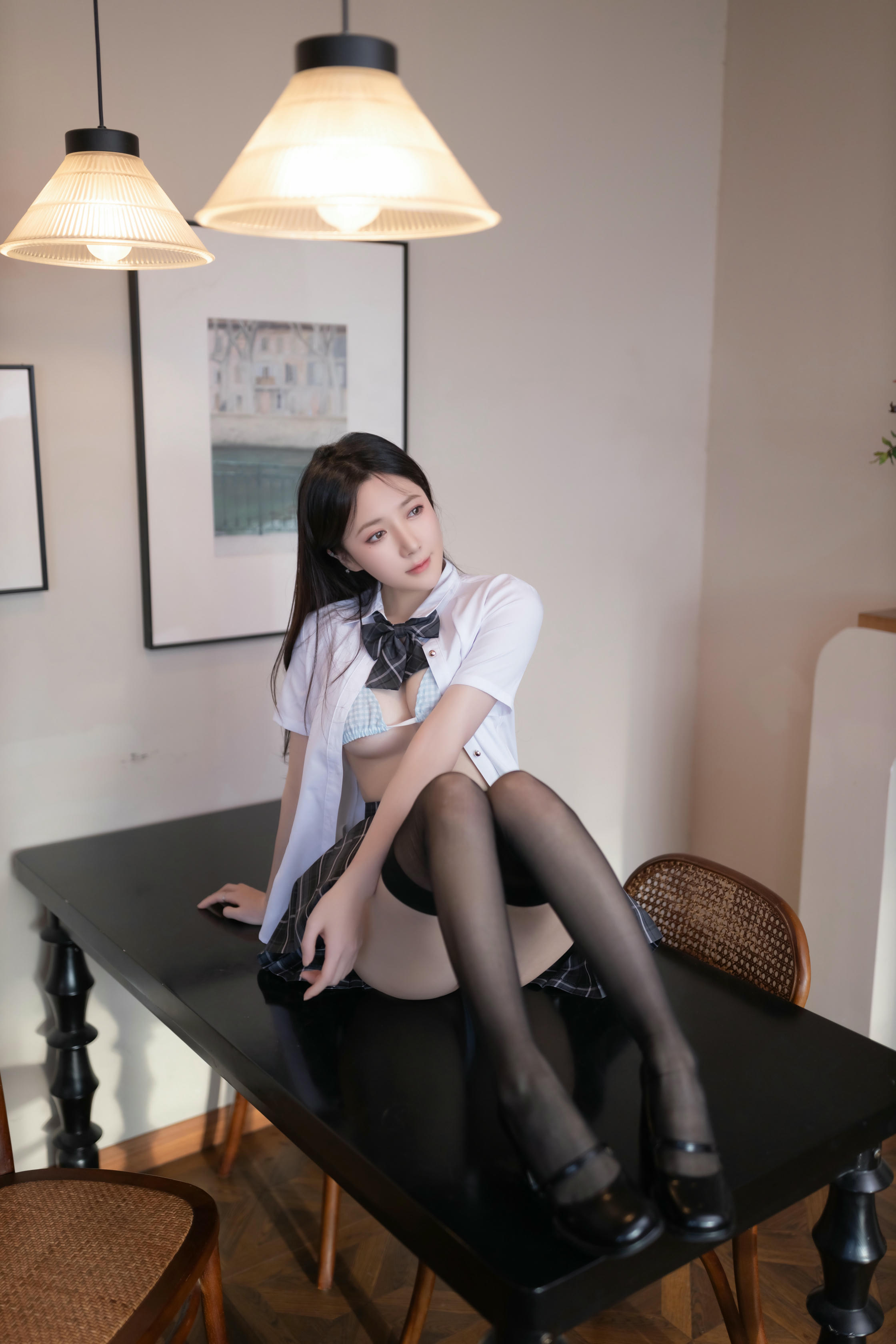 鱼子酱Fish NO.160 内购无水印 8516 破碎衬衫 [120P 1.36 GB]_第3集