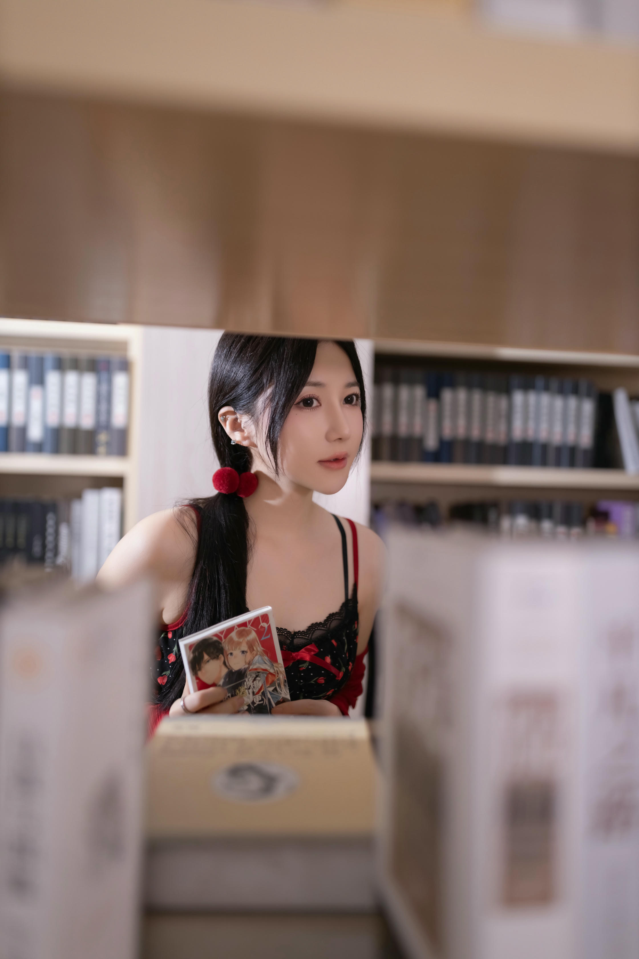 鱼子酱Fish NO.162 内购无水印 8596 图书馆 [120P 1.30 GB]_第1集