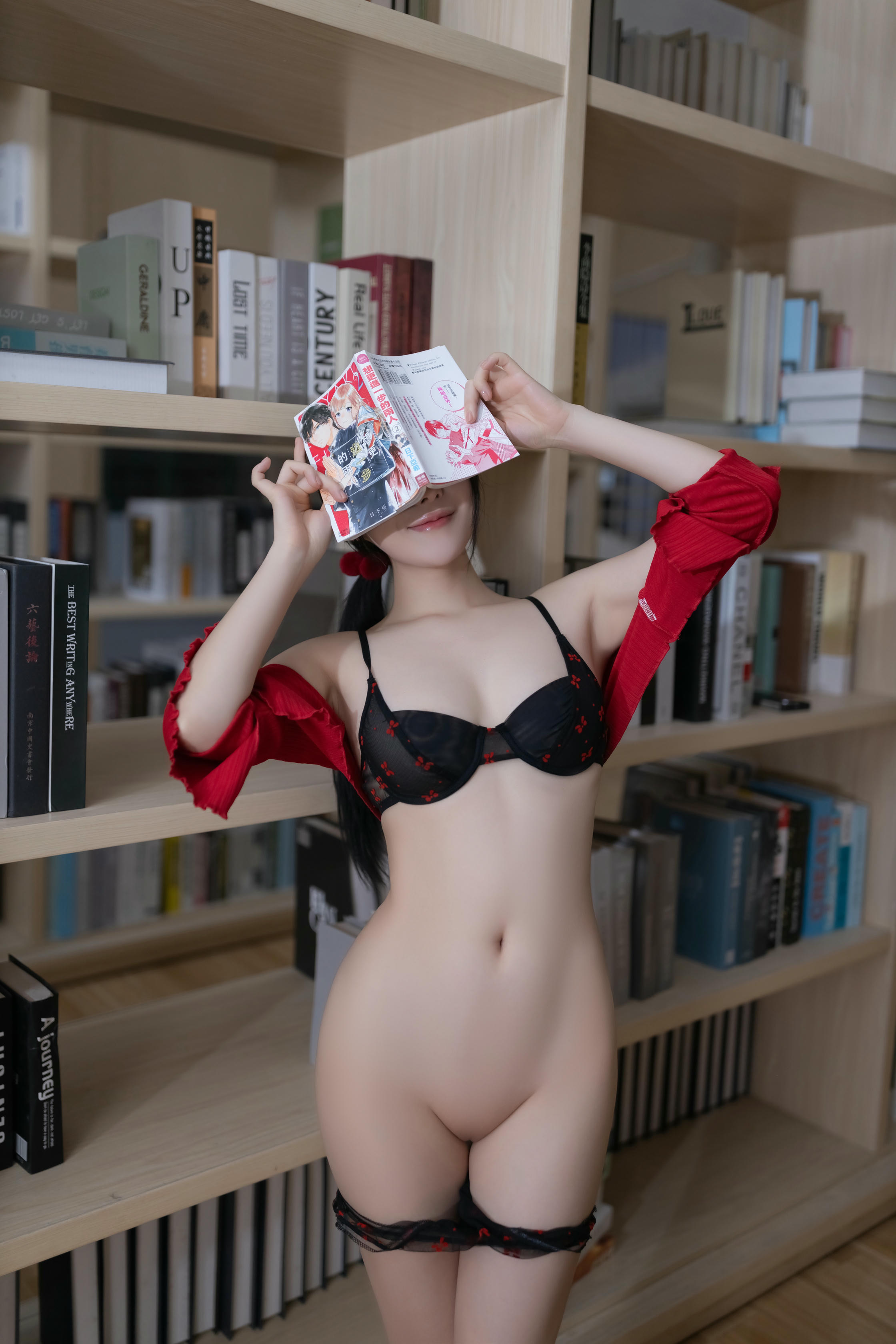 鱼子酱Fish NO.162 内购无水印 8596 图书馆 [120P 1.30 GB]_第4集