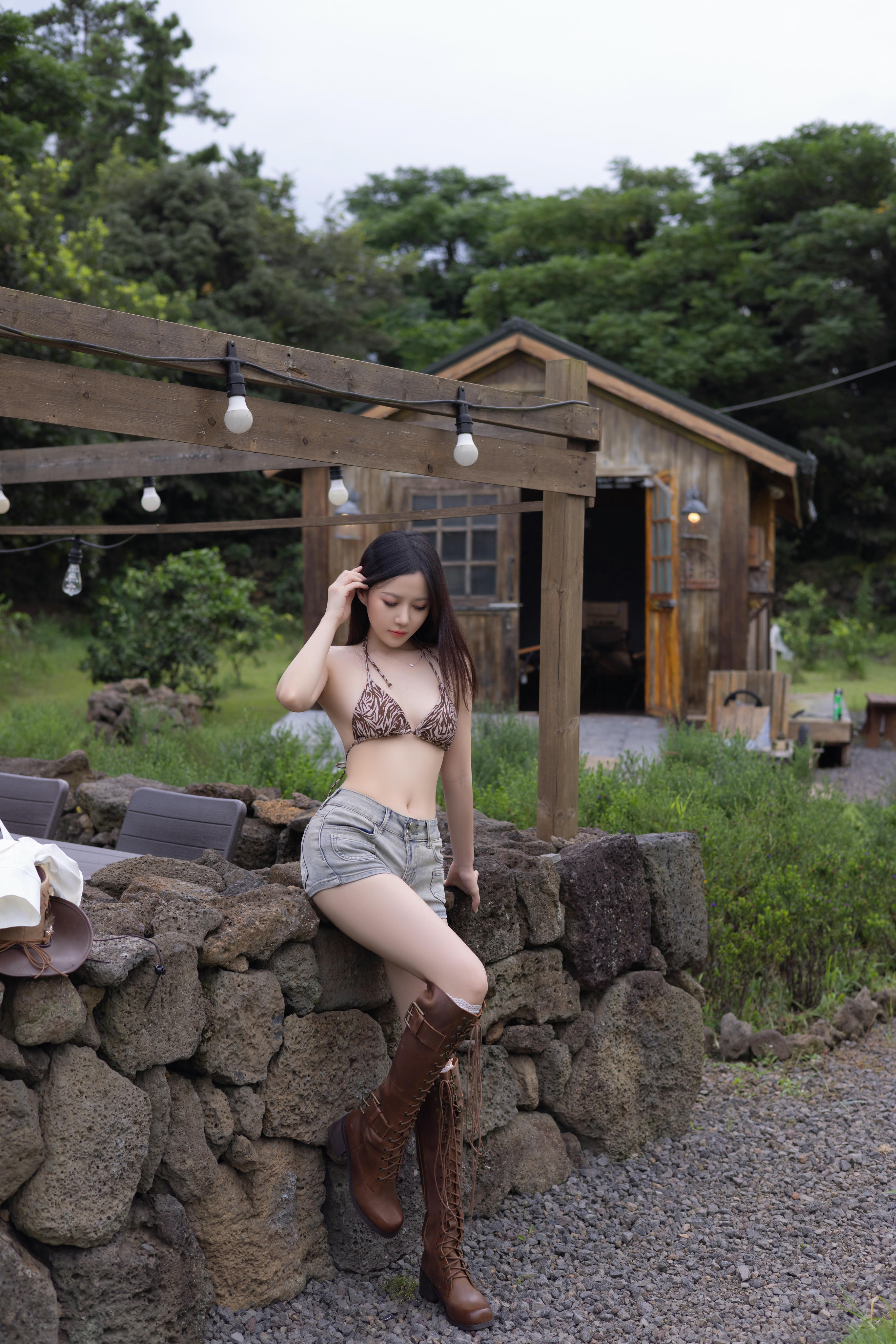 鱼子酱Fish NO.169 内购无水印 9166 牛仔 [120P 1.82 GB]_第4集