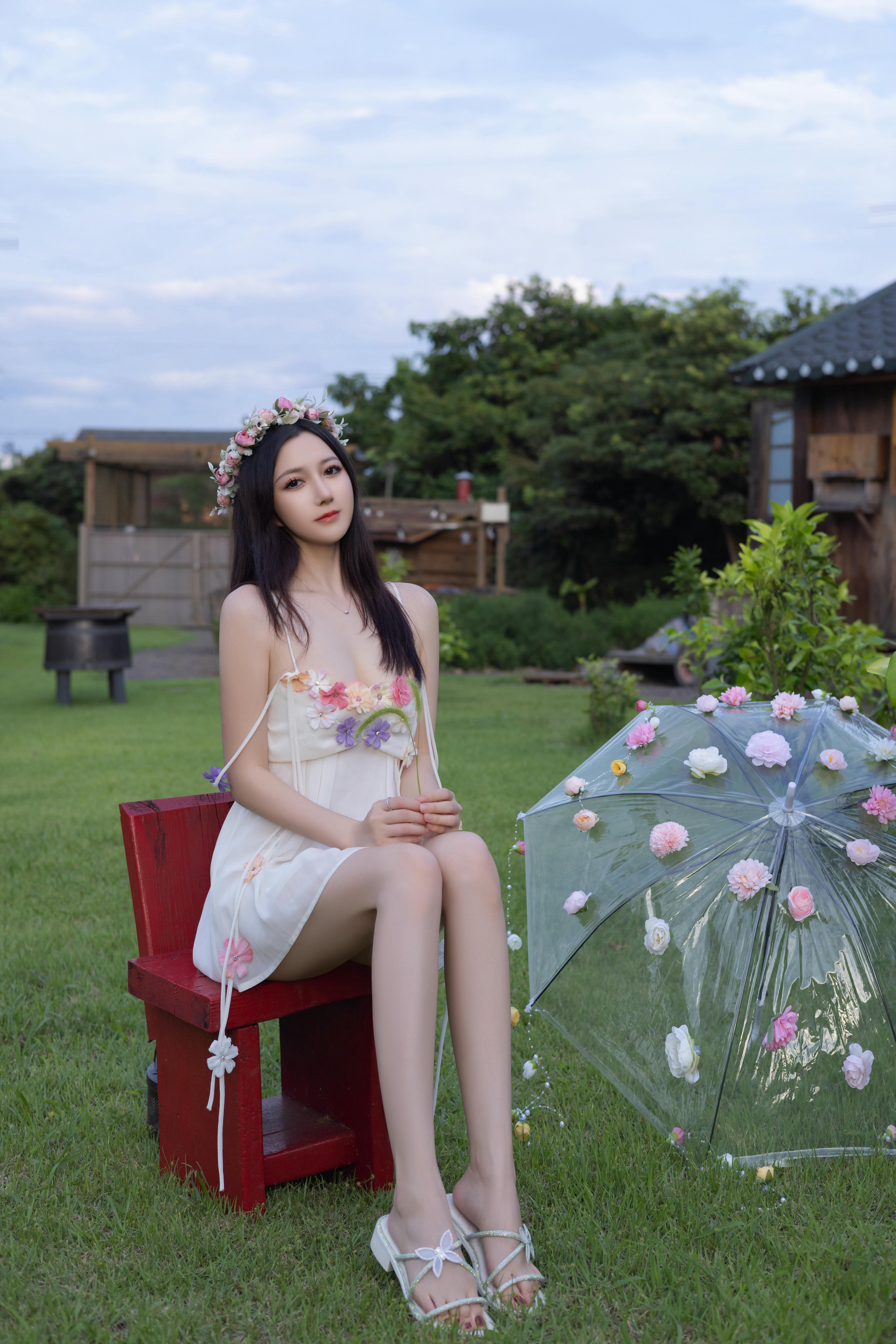 鱼子酱Fish NO.178 内购无水印 9531 花的伞 [120P 1.83 GB]_第4集