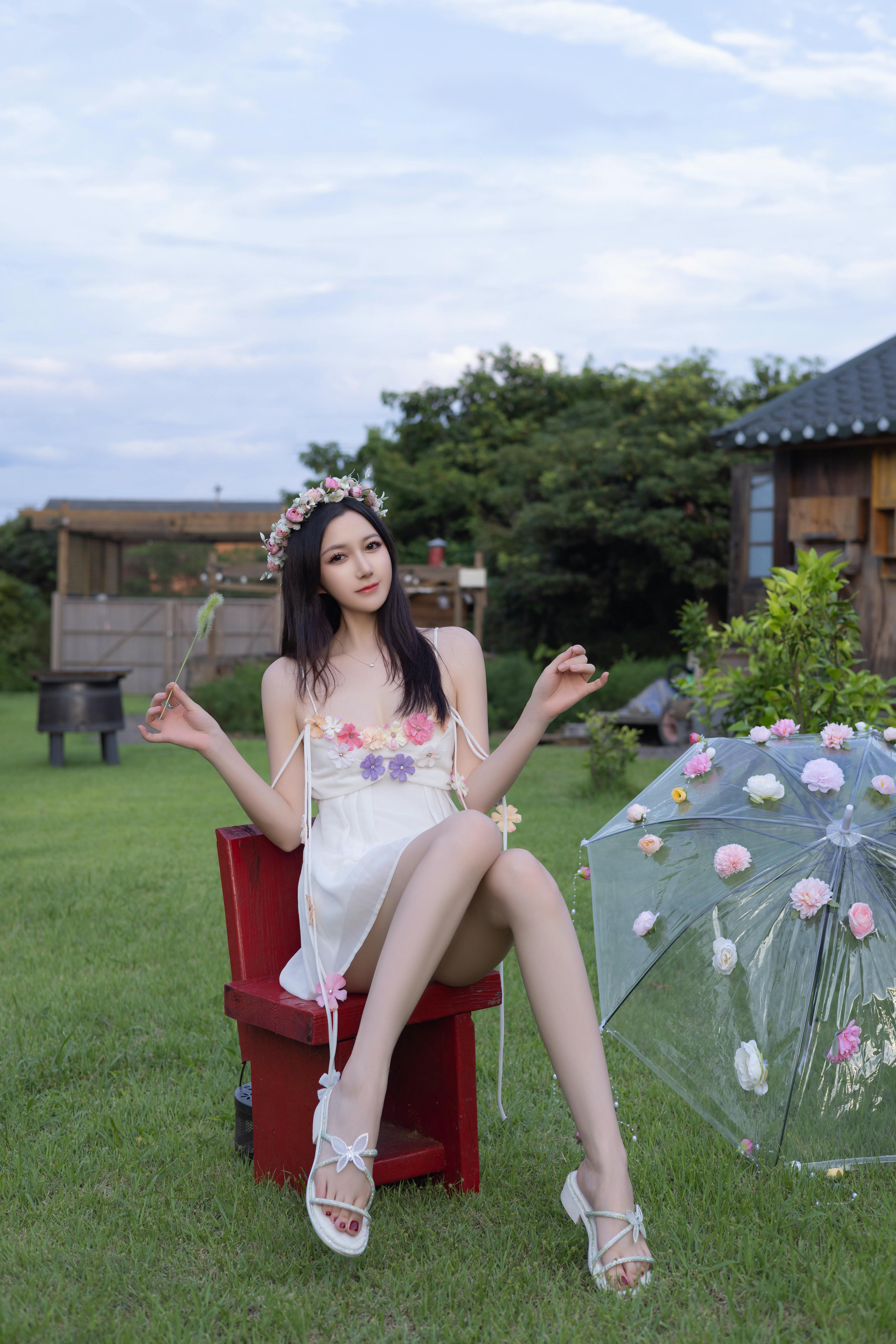 鱼子酱Fish NO.178 内购无水印 9531 花的伞 [120P 1.83 GB]_第4集