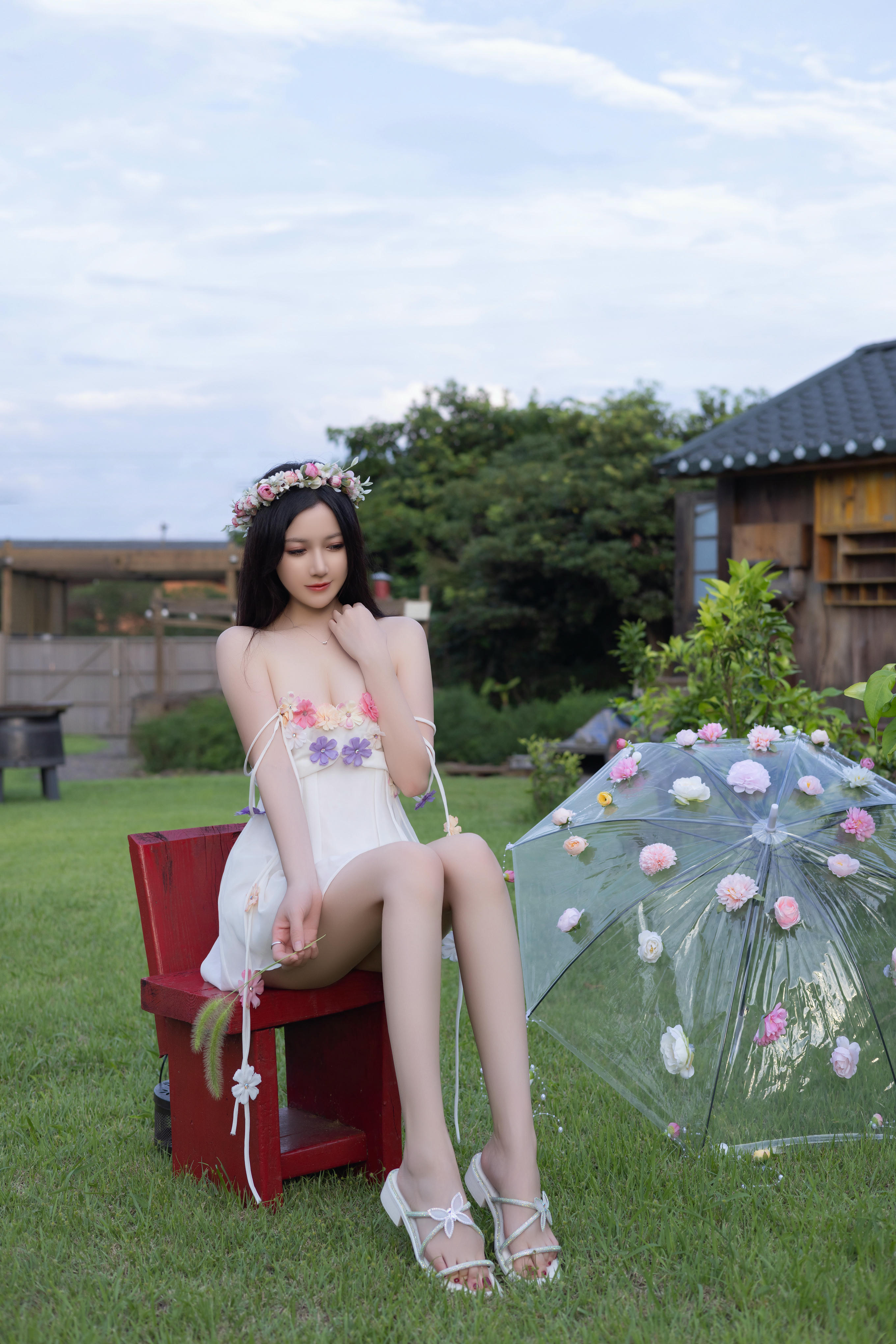 鱼子酱Fish NO.178 内购无水印 9531 花的伞 [120P 1.83 GB]_第5集