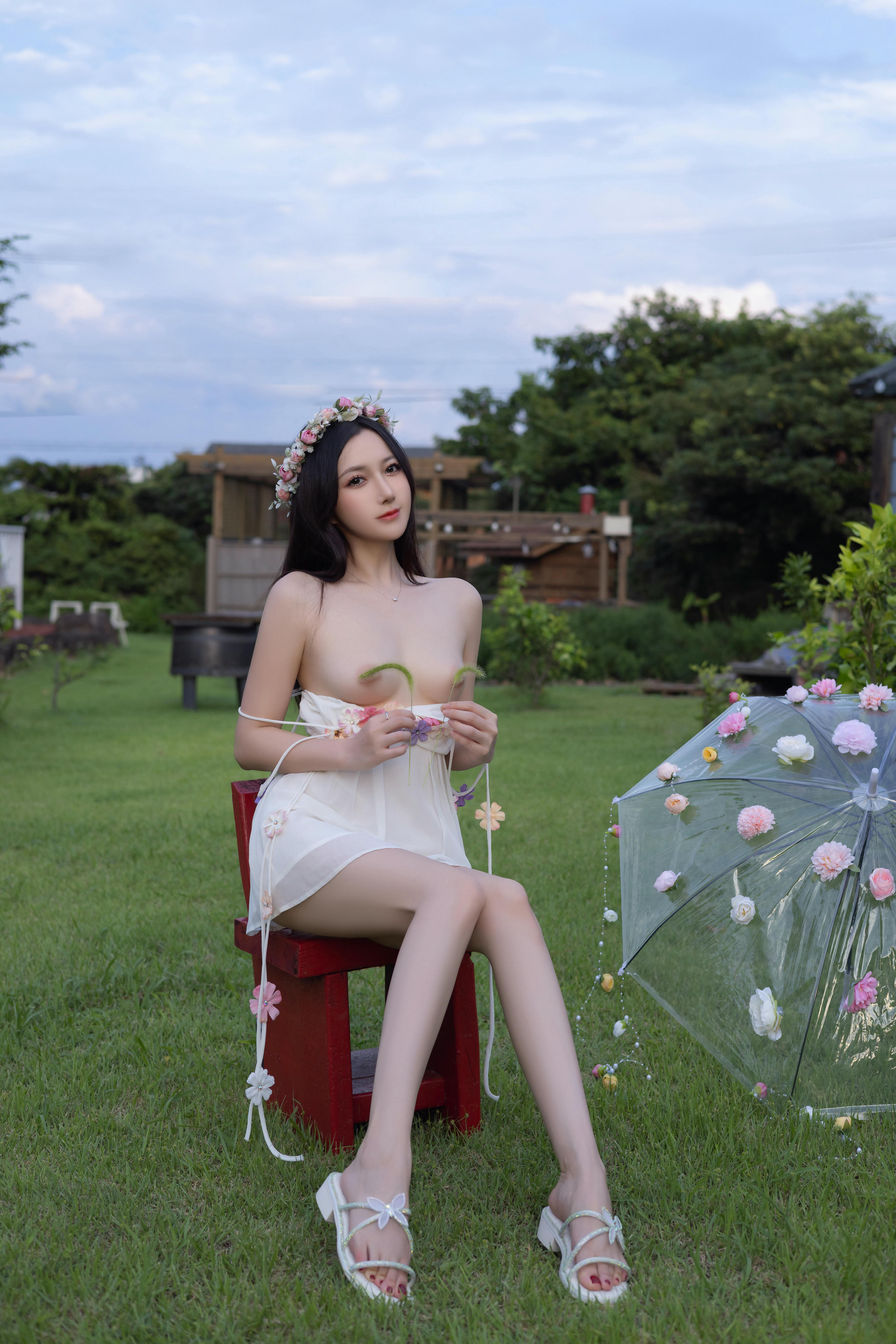 鱼子酱Fish NO.178 内购无水印 9531 花的伞 [120P 1.83 GB]_第5集