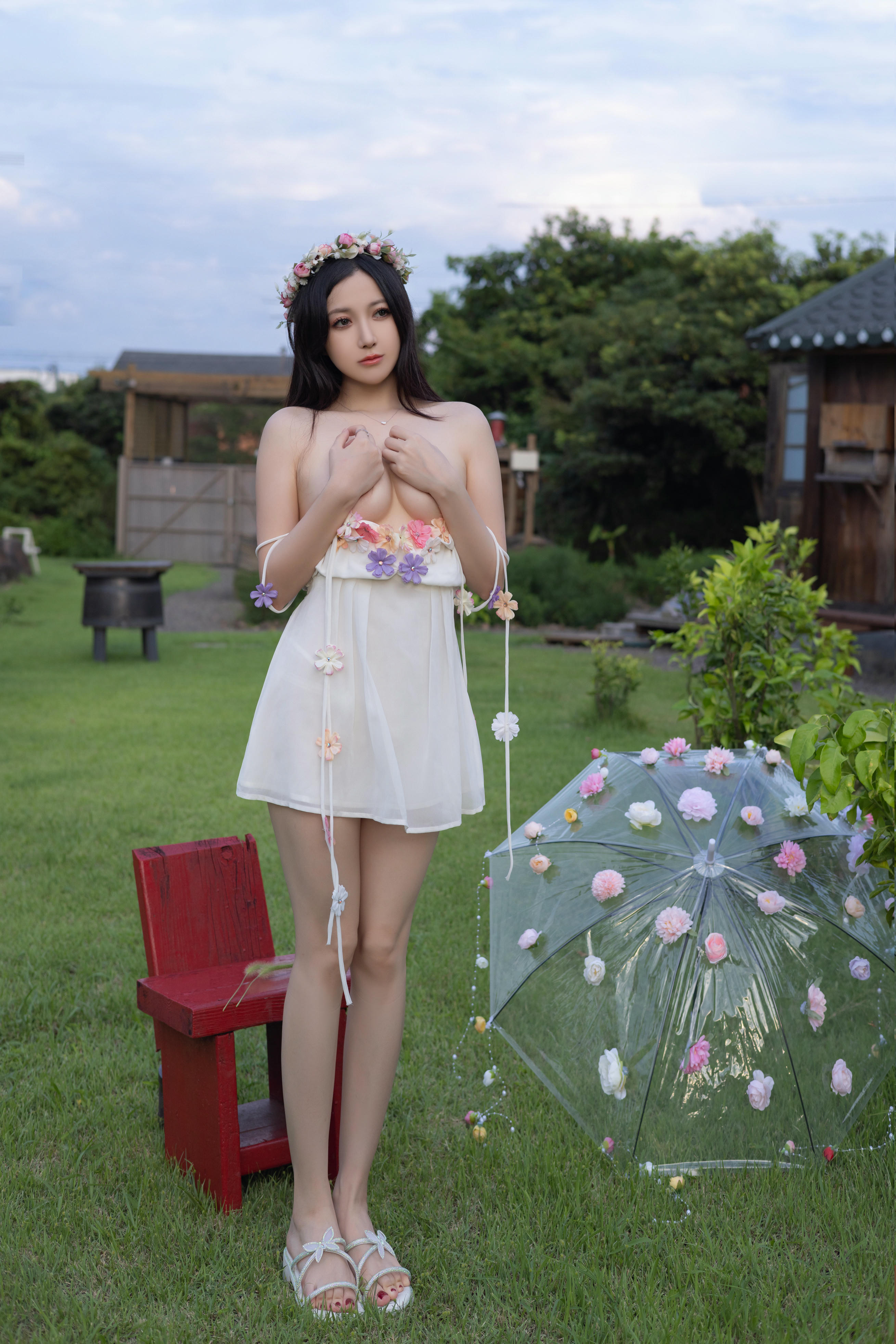 鱼子酱Fish NO.178 内购无水印 9531 花的伞 [120P 1.83 GB]_第5集