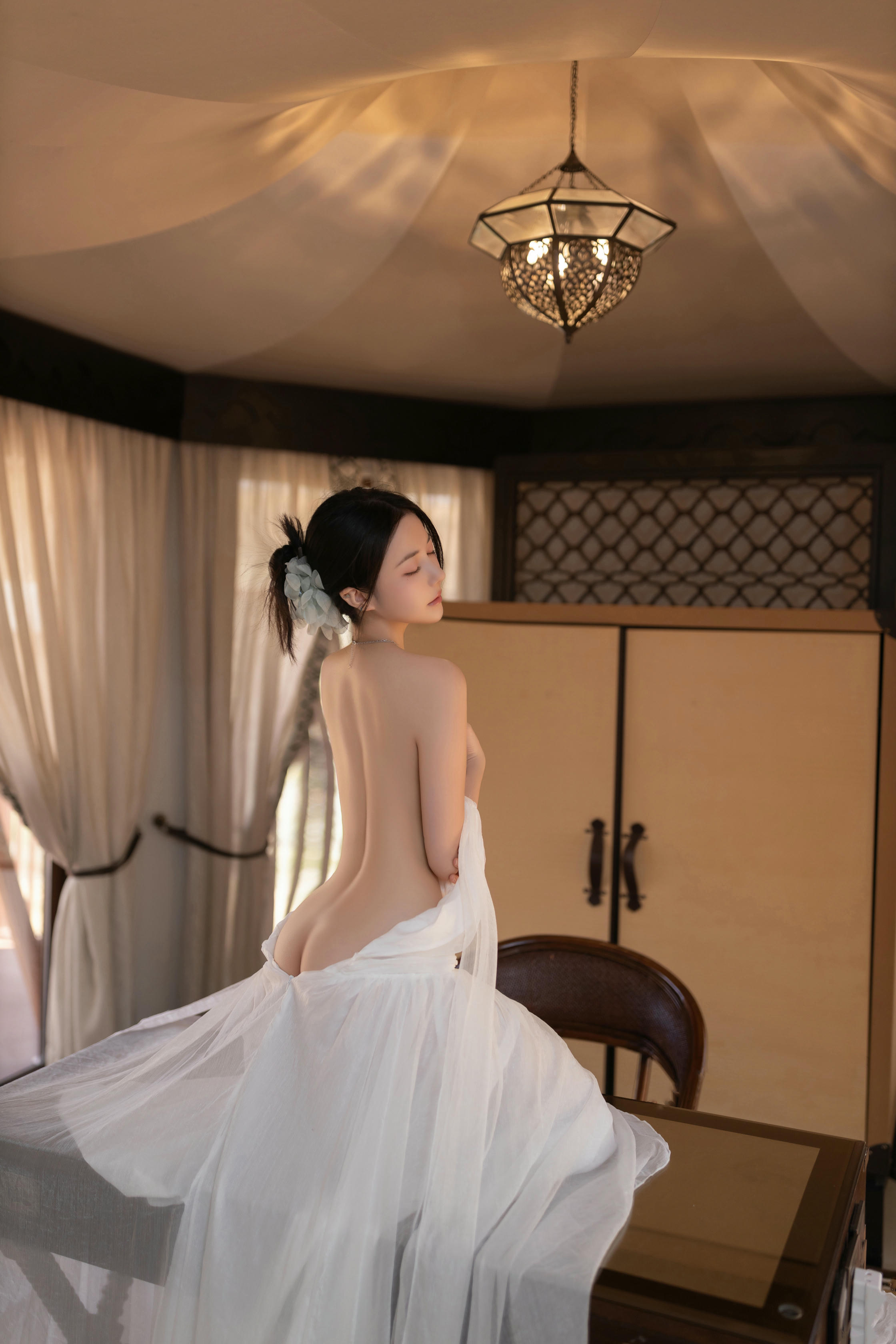 鱼子酱Fish NO.182 内购无水印 沙漠之花 [50P 992MB]_第3集